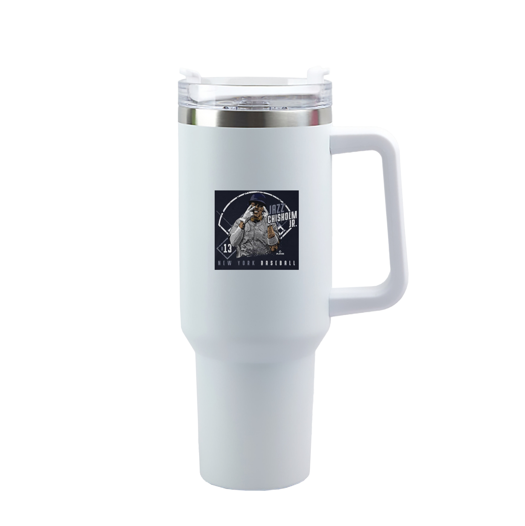 Jazz Chisholm Jr. 65 40oz Handle Car Tumbler – Durable Stainless Steel Travel Mug With UV Print – Double Wall Insulated, Fits Most Car Cup Holders