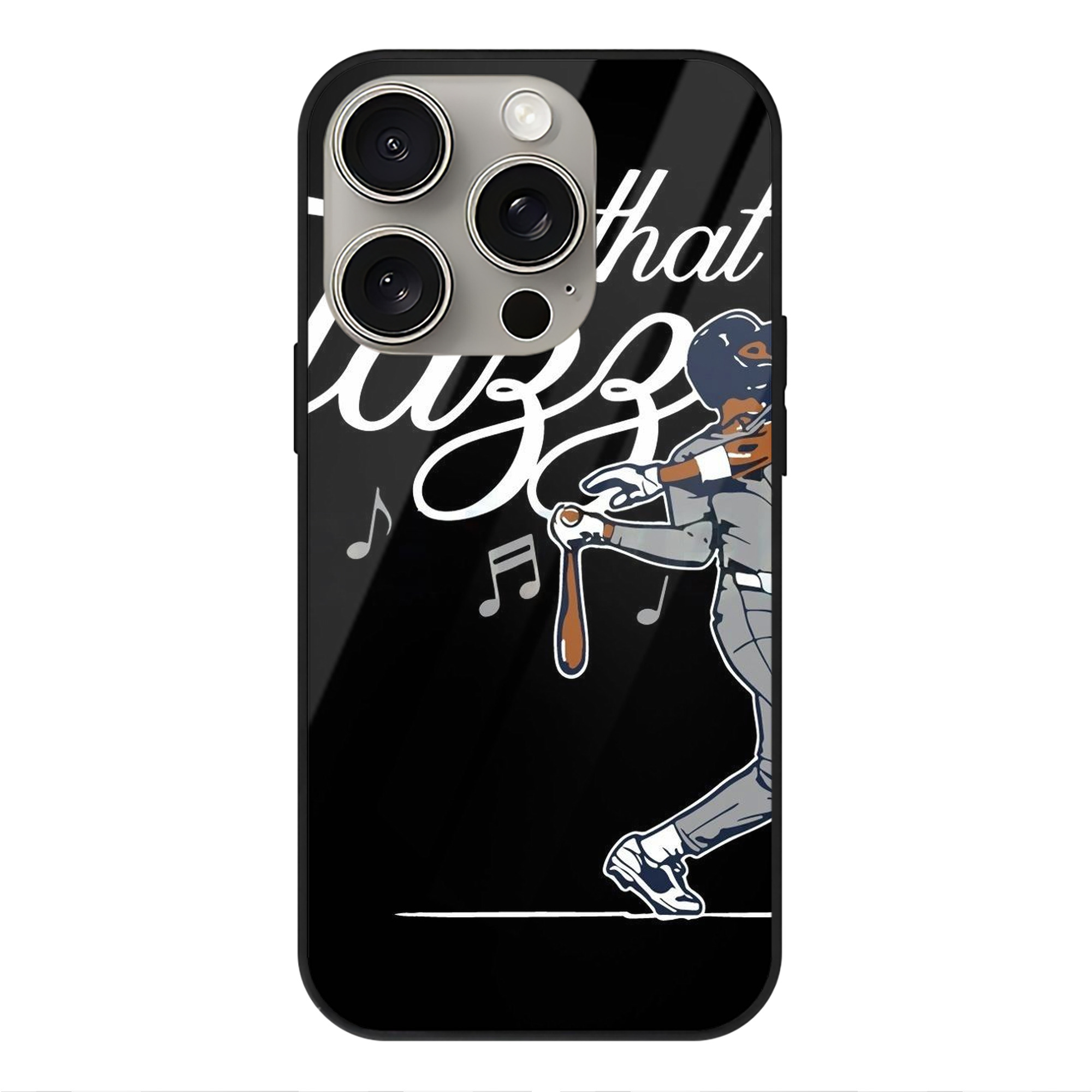 Jazz Chisholm Jr. 62 IPhone 15 Pro Mirror Phone Case – UV Printed Glass + TPU – Scratch-Resistant, Wireless Charging Compatible, Precise Fit & Stylish Design