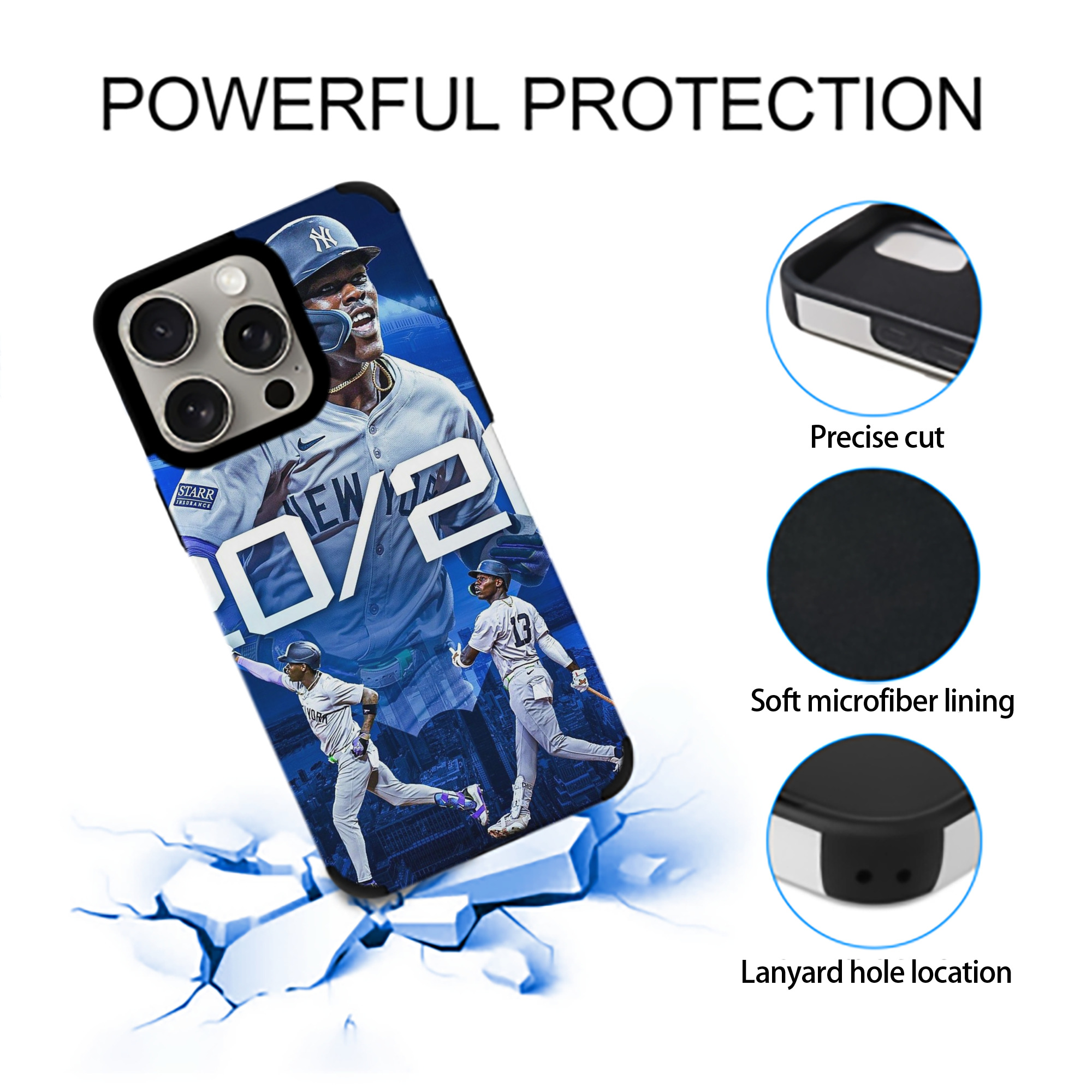 Jazz Chisholm Jr. 34 IPhone 15 Pro Max PU Leather Case – Soft Lining, 360° Protection – Precise Fit, 3D Buttons, Easy Charging – Anti-Yellowing, Easy To Clean