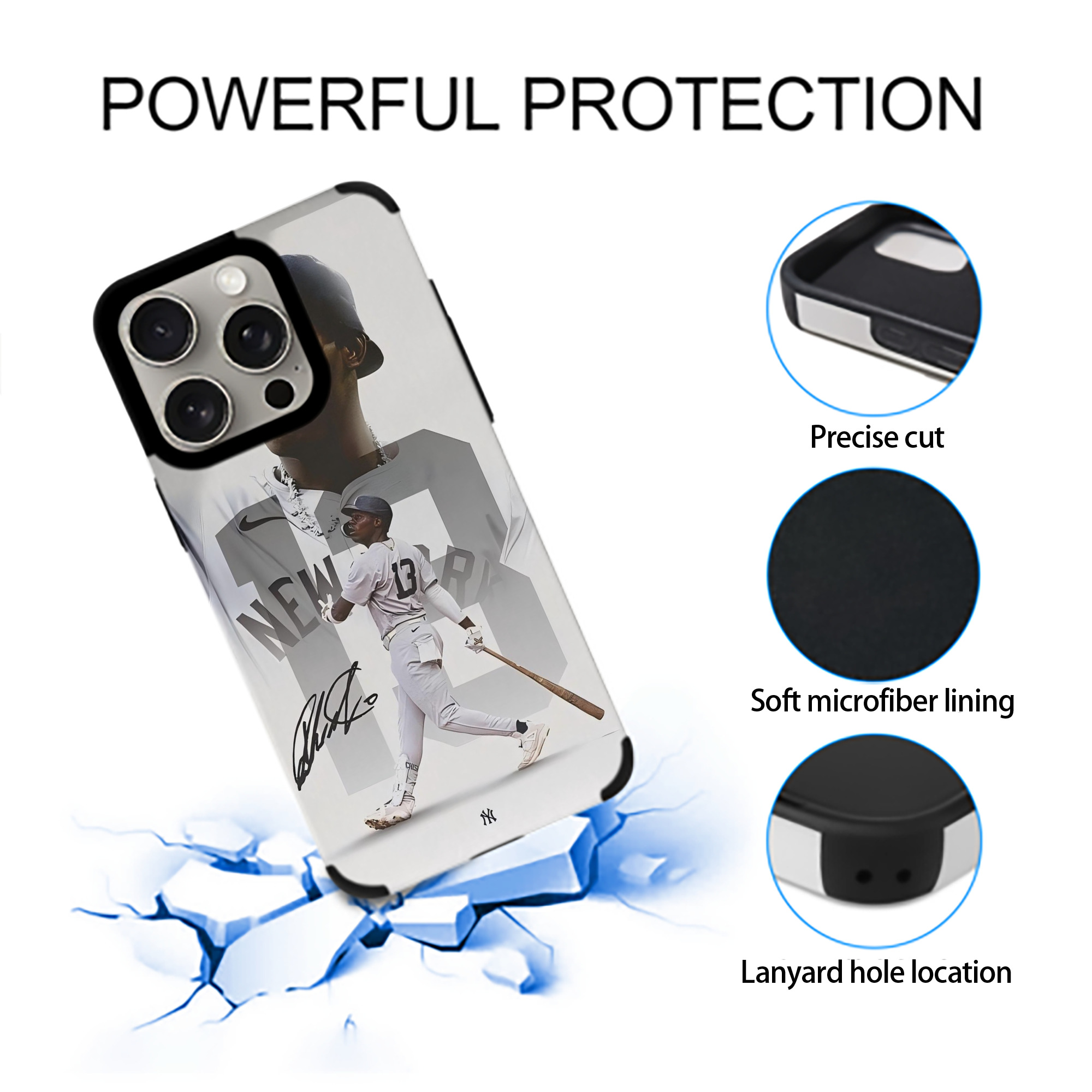 Jazz Chisholm Jr. 50 IPhone 15 Pro Max PU Leather Case – Soft Lining, 360° Protection – Precise Fit, 3D Buttons, Easy Charging – Anti-Yellowing, Easy To Clean