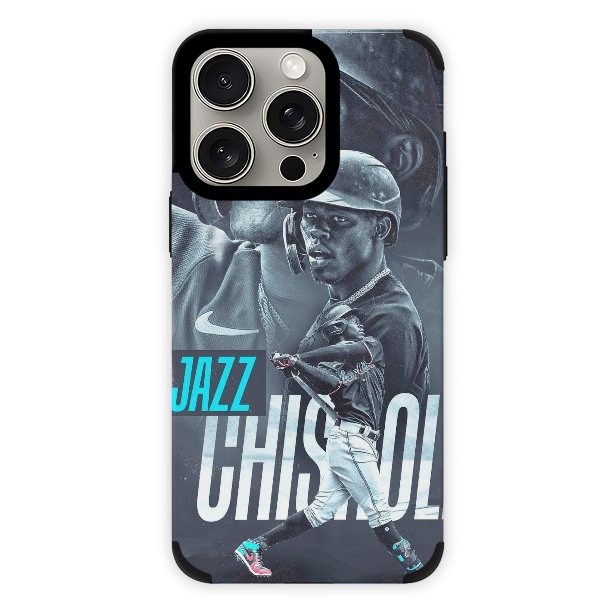 Jazz Chisholm Jr. 45 IPhone 15 Pro Max PU Leather Case – Soft Lining, 360° Protection – Precise Fit, 3D Buttons, Easy Charging – Anti-Yellowing, Easy To Clean