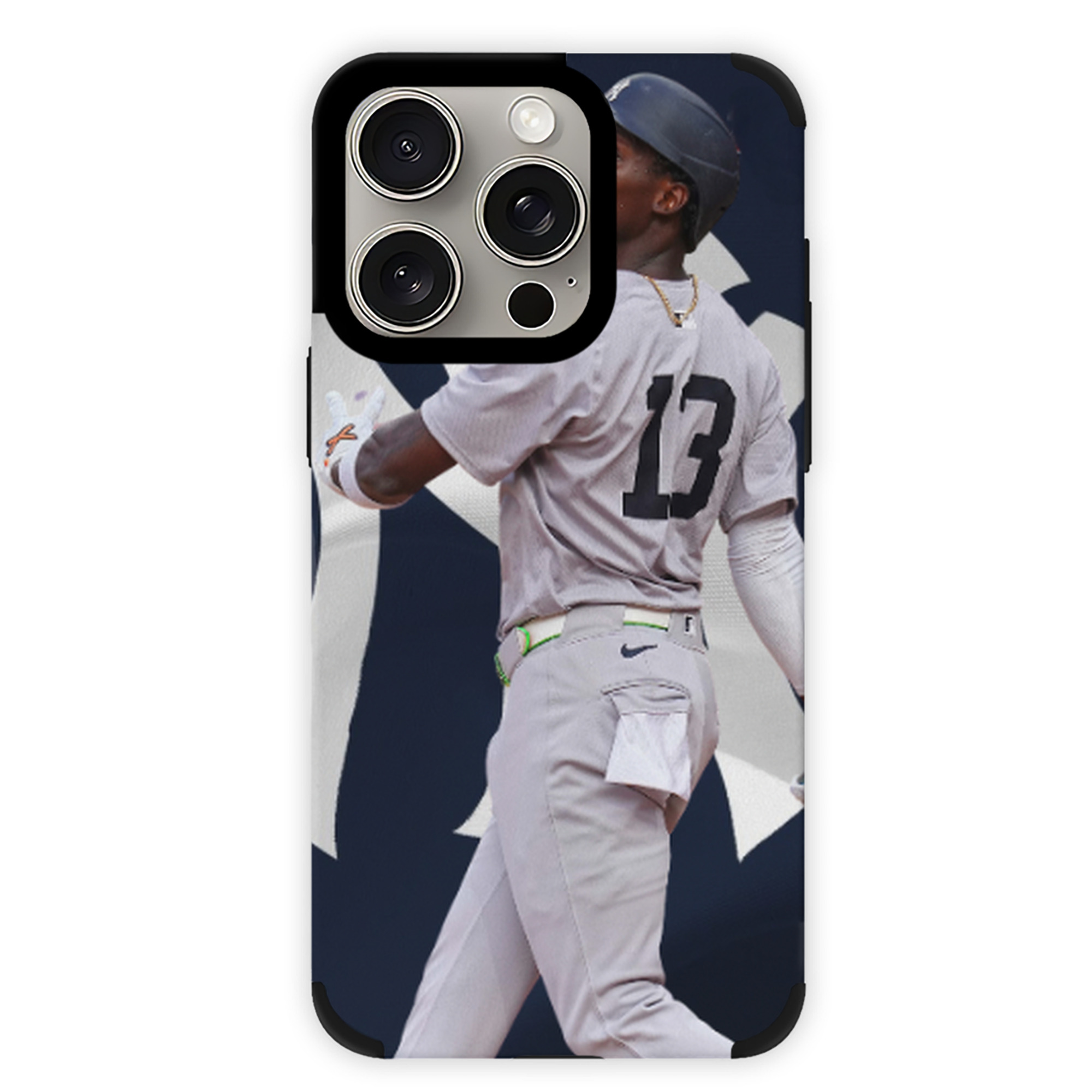 Jazz Chisholm Jr. 47 IPhone 15 Pro Max PU Leather Case – Soft Lining, 360° Protection – Precise Fit, 3D Buttons, Easy Charging – Anti-Yellowing, Easy To Clean