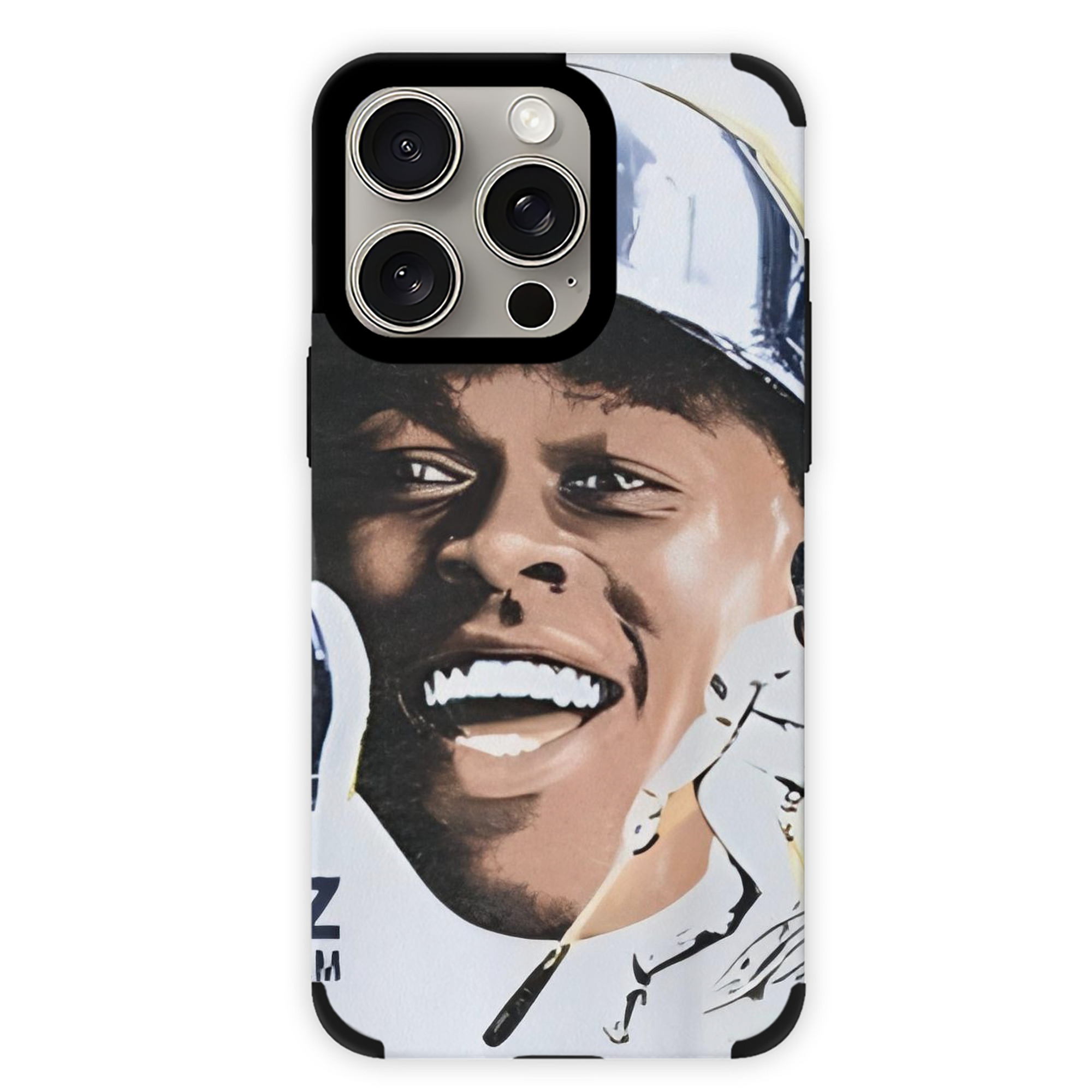 Jazz Chisholm Jr. 52 IPhone 15 Pro Max PU Leather Case – Soft Lining, 360° Protection – Precise Fit, 3D Buttons, Easy Charging – Anti-Yellowing, Easy To Clean