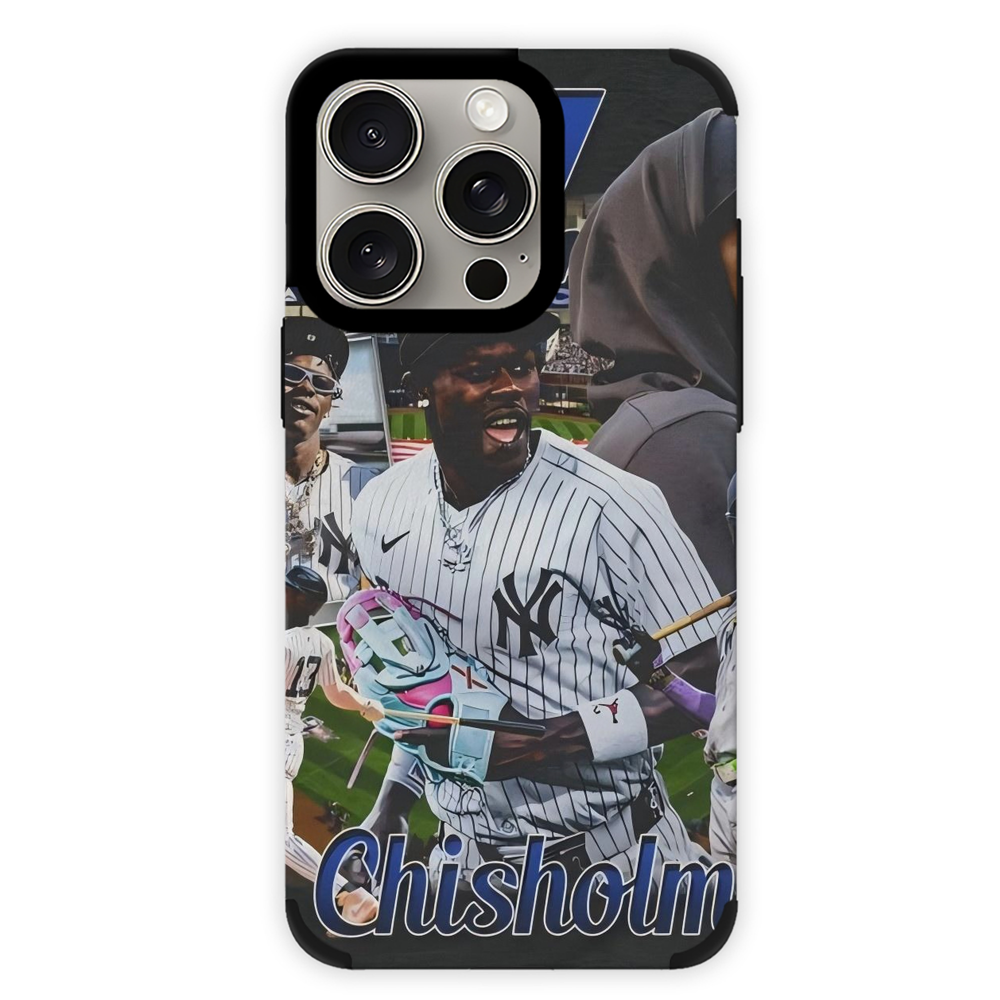 Jazz Chisholm Jr. 55 IPhone 15 Pro Max PU Leather Case – Soft Lining, 360° Protection – Precise Fit, 3D Buttons, Easy Charging – Anti-Yellowing, Easy To Clean