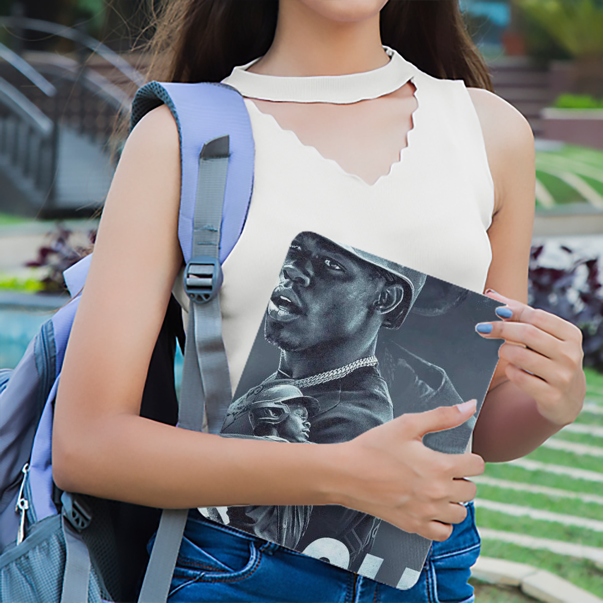 Jazz Chisholm Jr. 45 IPad Book-Style Case With Pencil Slot – Slim PU & TPU Cover – Full Protection, Precise Fit, Water & Scratch Resistant