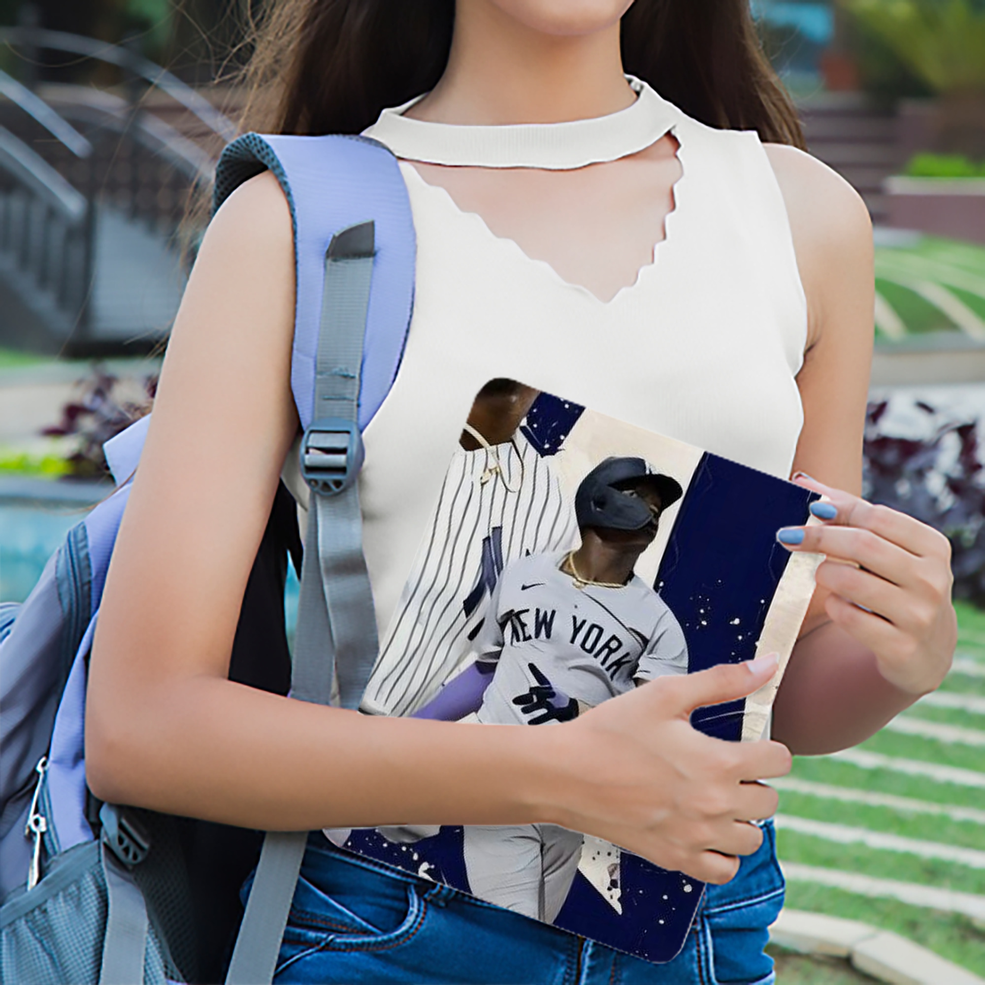 Jazz Chisholm Jr. 48 IPad Book-Style Case With Pencil Slot – Slim PU & TPU Cover – Full Protection, Precise Fit, Water & Scratch Resistant