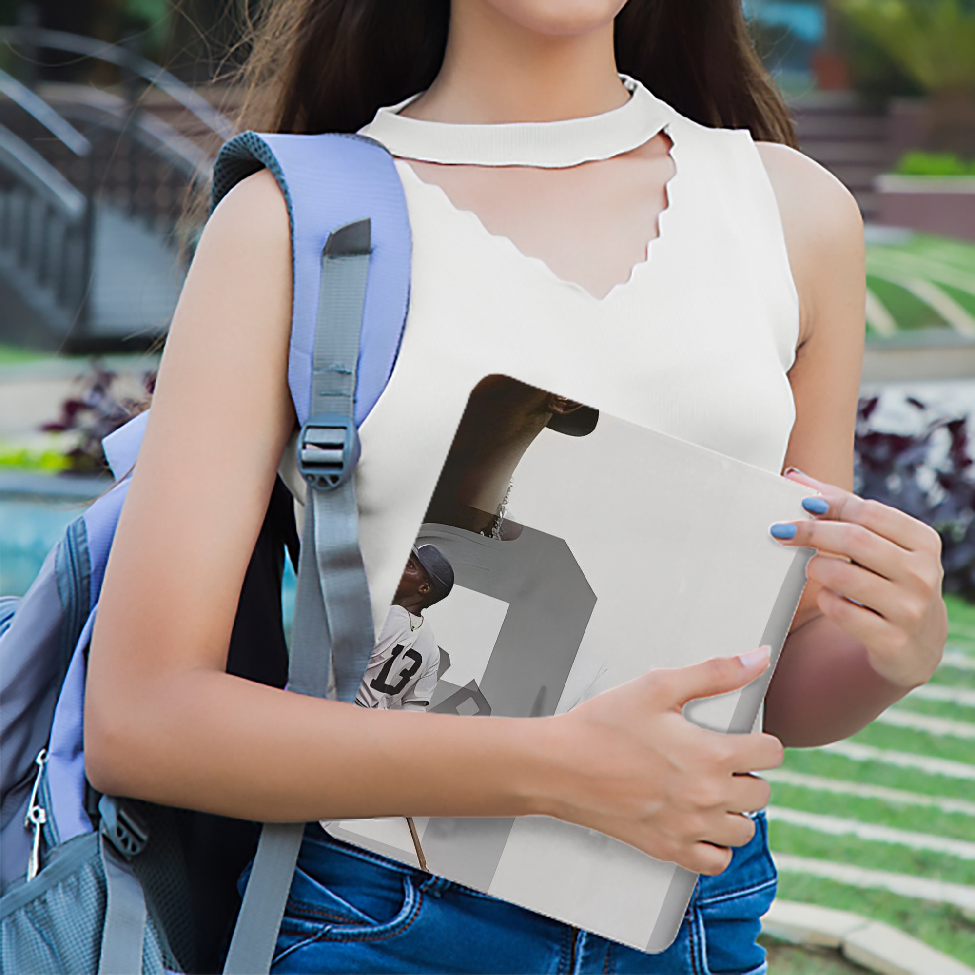 Jazz Chisholm Jr. 50 IPad Book-Style Case With Pencil Slot – Slim PU & TPU Cover – Full Protection, Precise Fit, Water & Scratch Resistant