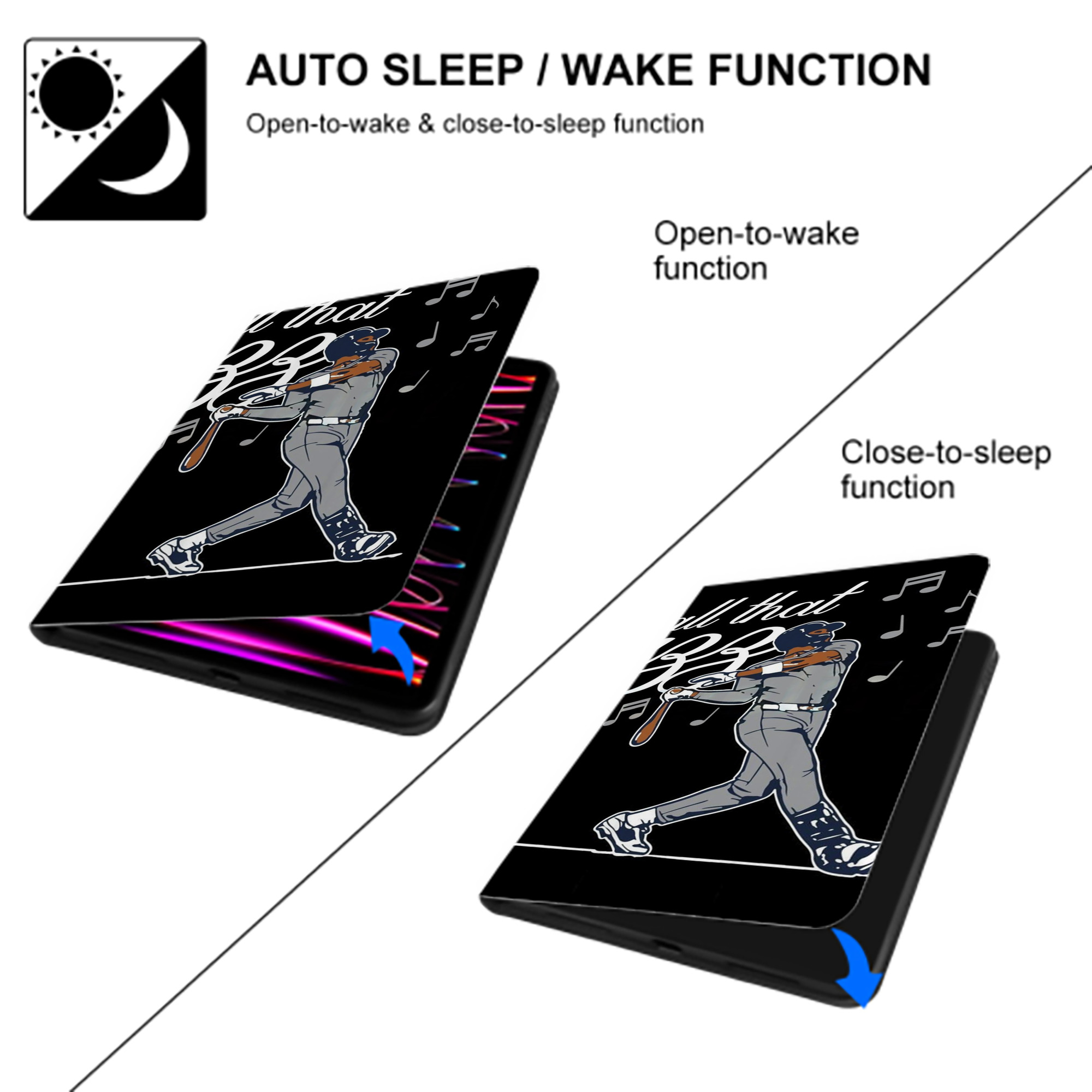 Jazz Chisholm Jr. 62 IPad Book-Style Case With Pencil Slot – Slim PU & TPU Cover – Full Protection, Precise Fit, Water & Scratch Resistant