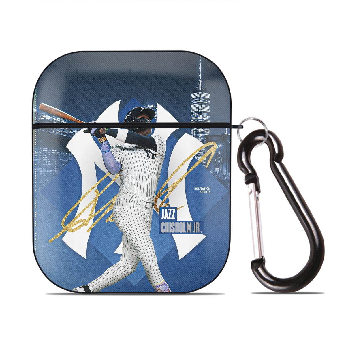 Jazz Chisholm Jr. 36 AirPods 2 Case Hard Shell Black, Flexible PC Material, Precise Cutouts, Full Protection, Anti-Fingerprint, Washable, Includes Keychain – Durable & Slim Design