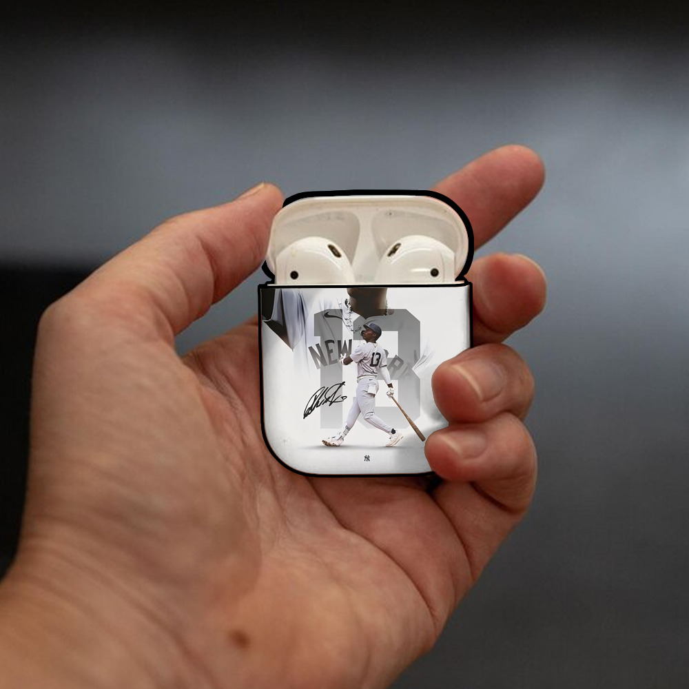 Jazz Chisholm Jr. 50 AirPods 2 Case Hard Shell Black, Flexible PC Material, Precise Cutouts, Full Protection, Anti-Fingerprint, Washable, Includes Keychain – Durable & Slim Design