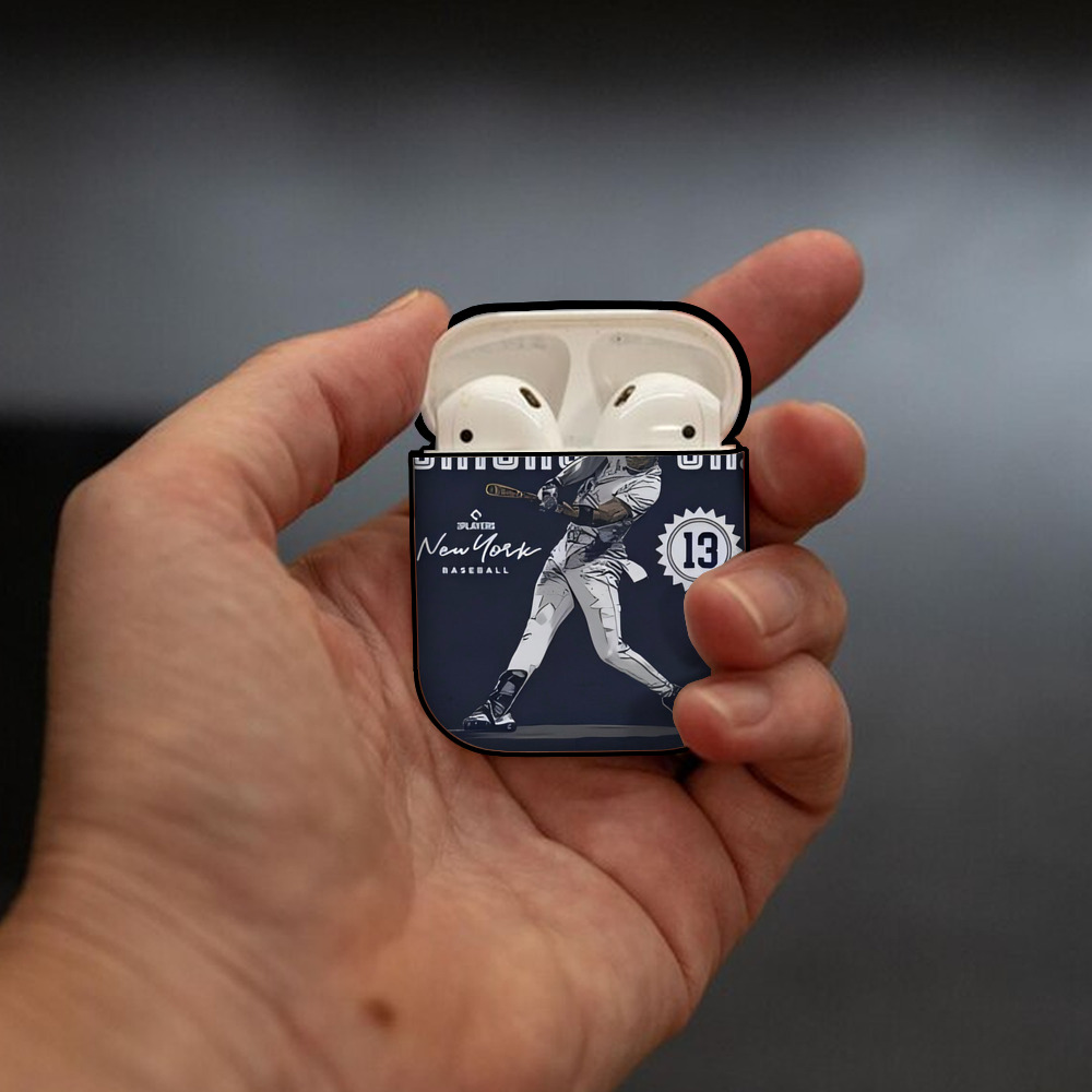 Jazz Chisholm Jr. 60 AirPods 2 Case Hard Shell Black, Flexible PC Material, Precise Cutouts, Full Protection, Anti-Fingerprint, Washable, Includes Keychain – Durable & Slim Design