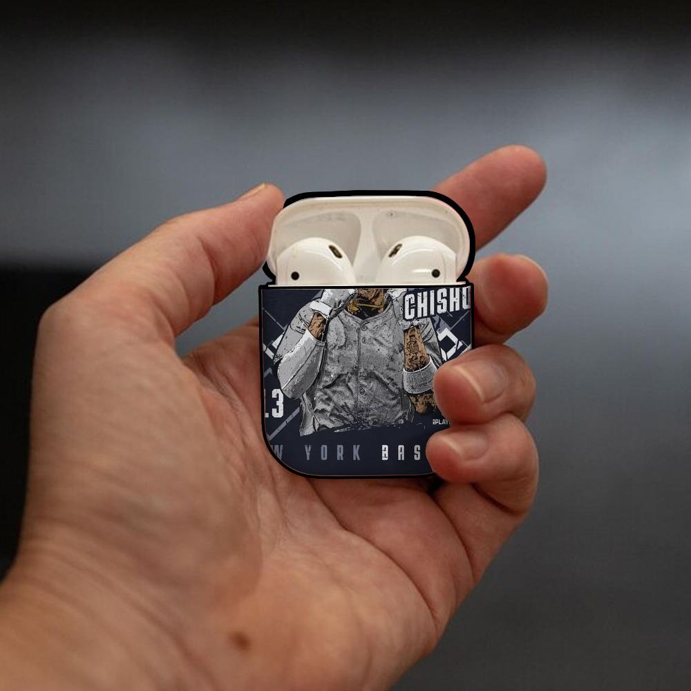 Jazz Chisholm Jr. 65 AirPods 2 Case Hard Shell Black, Flexible PC Material, Precise Cutouts, Full Protection, Anti-Fingerprint, Washable, Includes Keychain – Durable & Slim Design