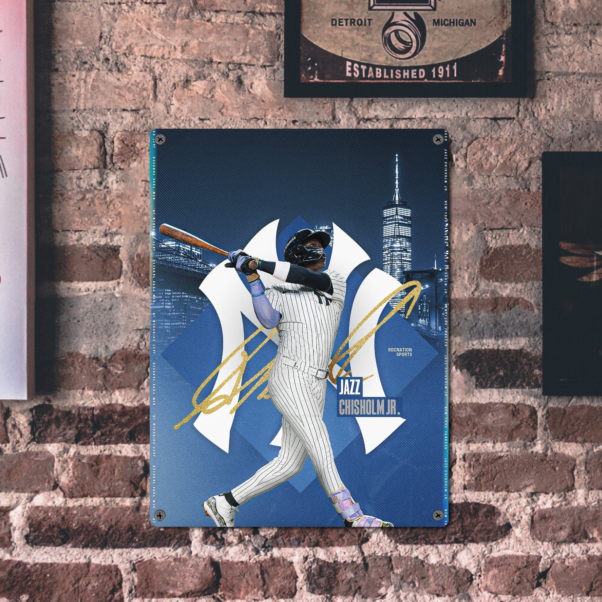 Jazz Chisholm Jr. 36 Vintage Metal Tin Sign 12x16inch – Retro Wall Art Decor For Home, Bar, Kitchen, Bedroom, Office – Durable Iron Sheet Poster, Easy To Hang, Full-Color Printing