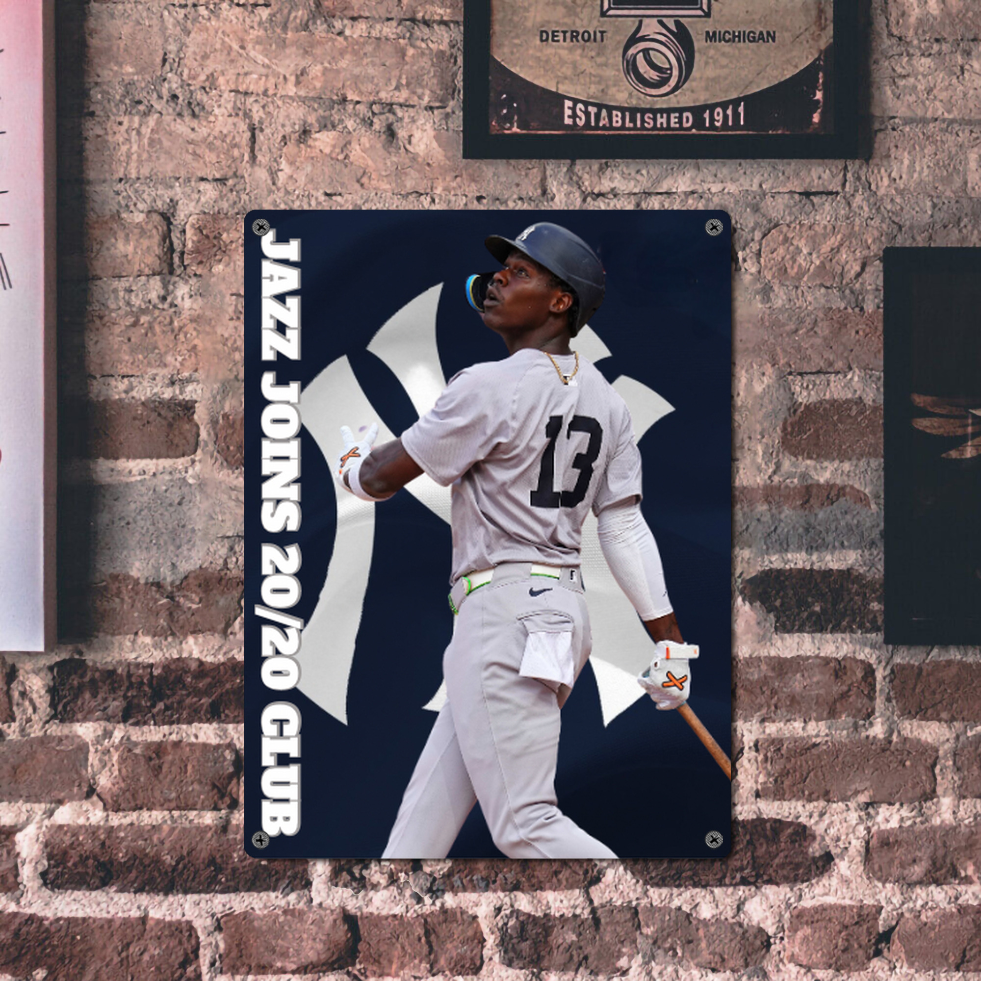 Jazz Chisholm Jr. 47 Vintage Metal Tin Sign 12x16inch – Retro Wall Art Decor For Home, Bar, Kitchen, Bedroom, Office – Durable Iron Sheet Poster, Easy To Hang, Full-Color Printing