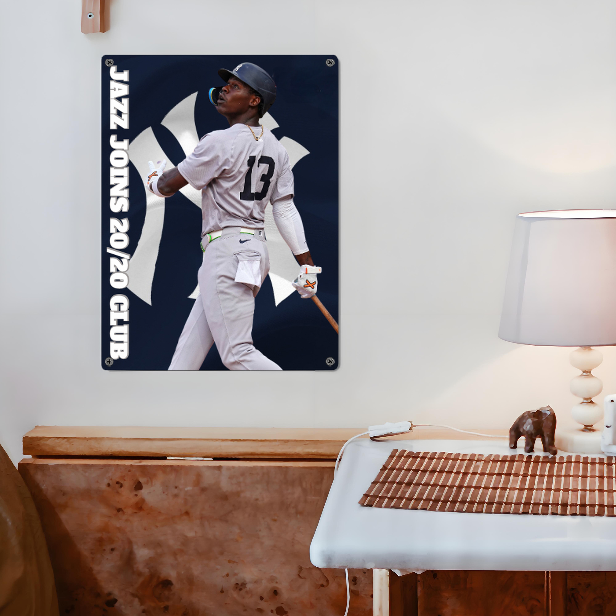 Jazz Chisholm Jr. 47 Vintage Metal Tin Sign 12x16inch – Retro Wall Art Decor For Home, Bar, Kitchen, Bedroom, Office – Durable Iron Sheet Poster, Easy To Hang, Full-Color Printing