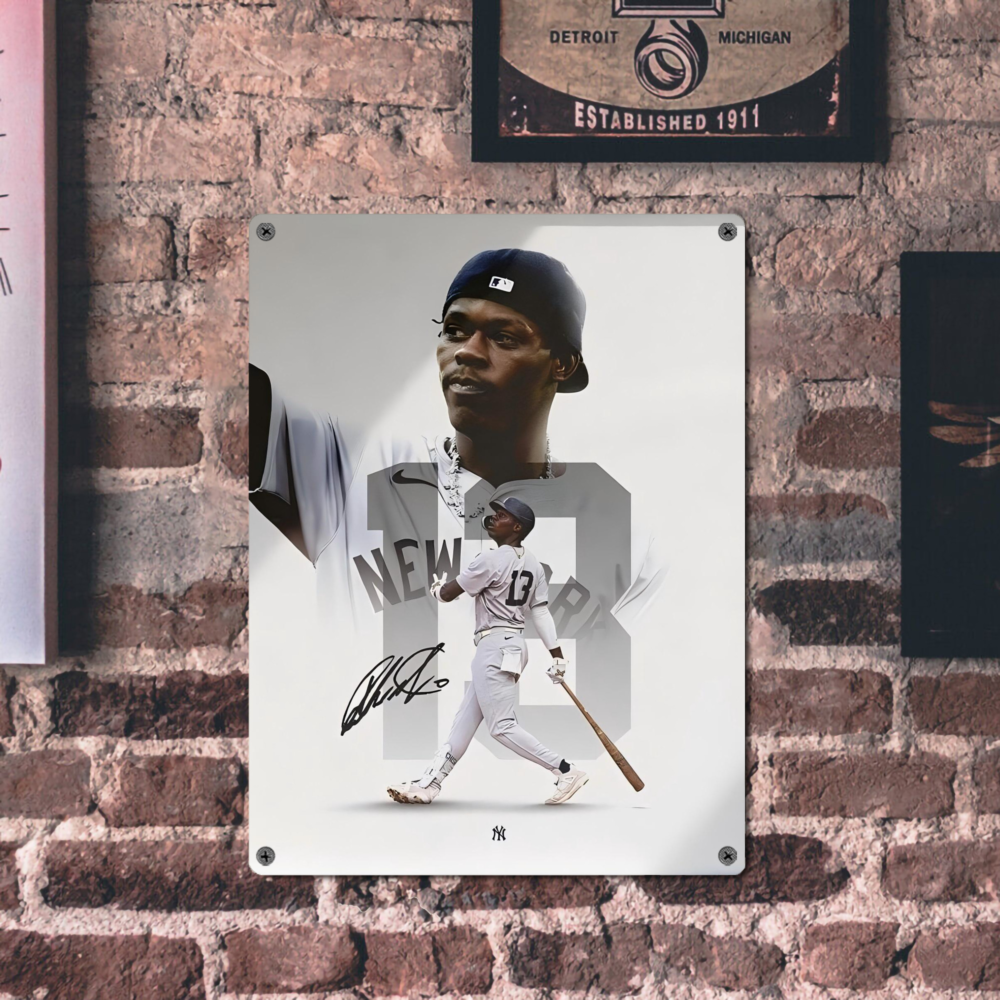 Jazz Chisholm Jr. 50 Vintage Metal Tin Sign 12x16inch – Retro Wall Art Decor For Home, Bar, Kitchen, Bedroom, Office – Durable Iron Sheet Poster, Easy To Hang, Full-Color Printing