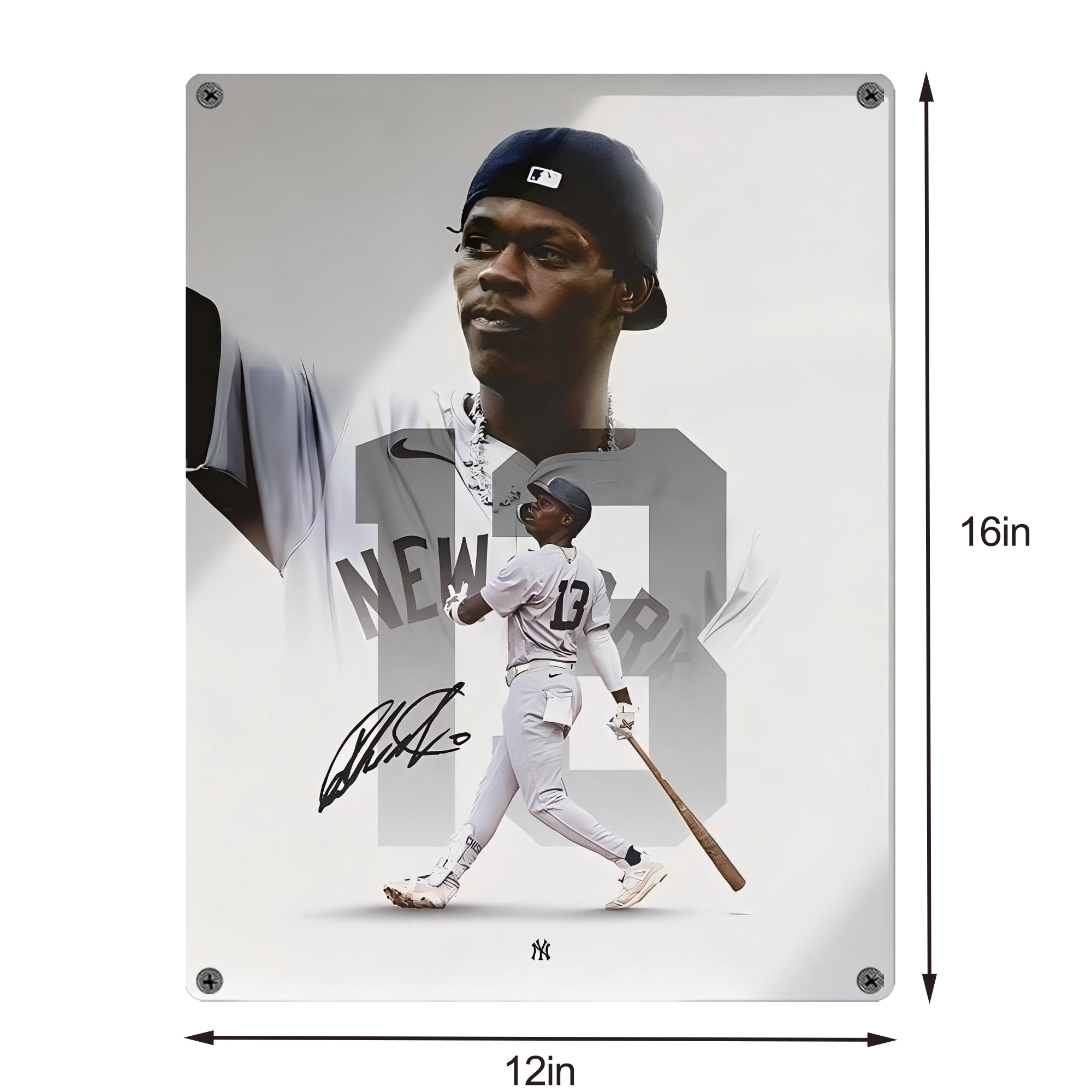 Jazz Chisholm Jr. 50 Vintage Metal Tin Sign 12x16inch – Retro Wall Art Decor For Home, Bar, Kitchen, Bedroom, Office – Durable Iron Sheet Poster, Easy To Hang, Full-Color Printing