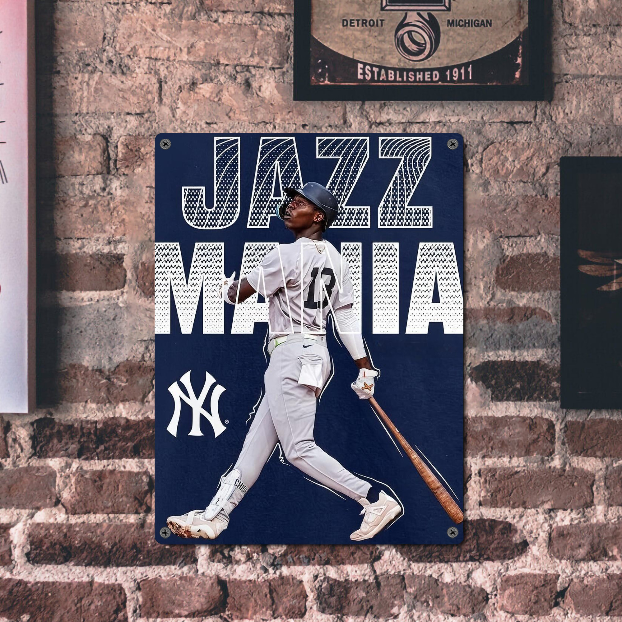 Jazz Chisholm Jr. 51 Vintage Metal Tin Sign 12x16inch – Retro Wall Art Decor For Home, Bar, Kitchen, Bedroom, Office – Durable Iron Sheet Poster, Easy To Hang, Full-Color Printing
