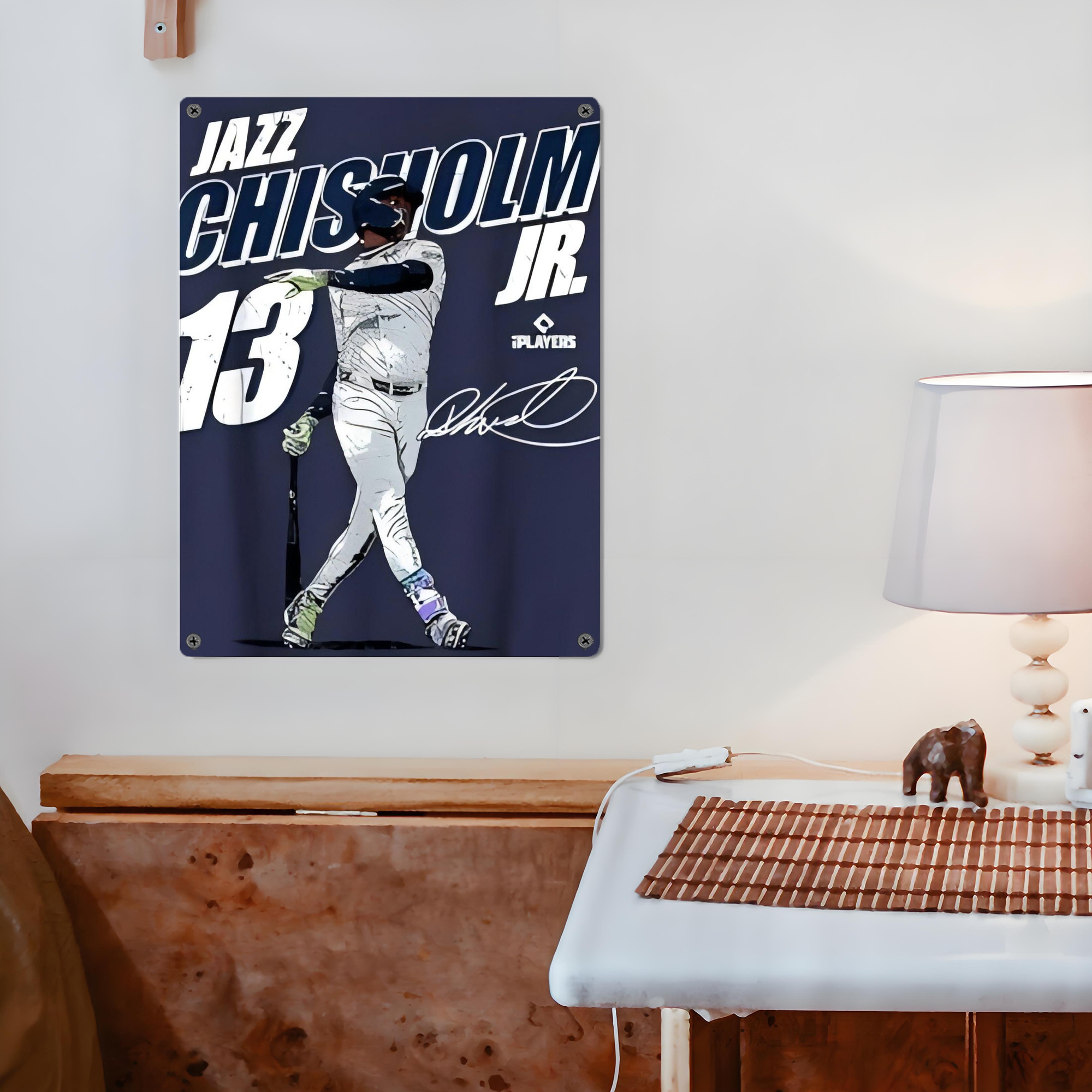 Jazz Chisholm Jr. 59 Vintage Metal Tin Sign 12x16inch – Retro Wall Art Decor For Home, Bar, Kitchen, Bedroom, Office – Durable Iron Sheet Poster, Easy To Hang, Full-Color Printing