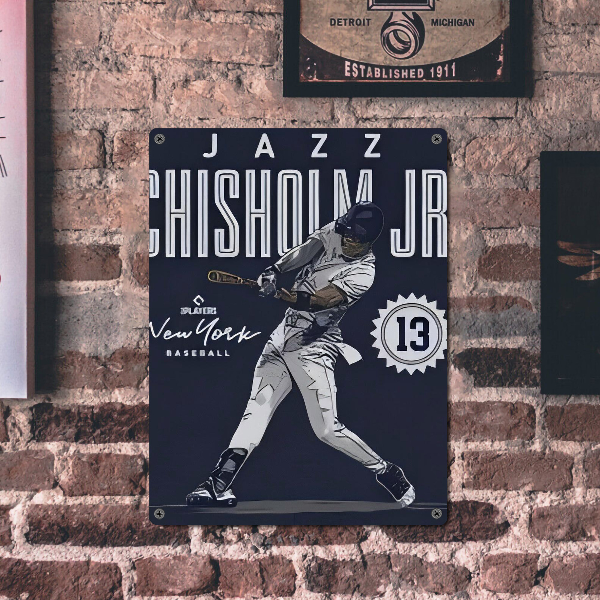 Jazz Chisholm Jr. 60 Vintage Metal Tin Sign 12x16inch – Retro Wall Art Decor For Home, Bar, Kitchen, Bedroom, Office – Durable Iron Sheet Poster, Easy To Hang, Full-Color Printing