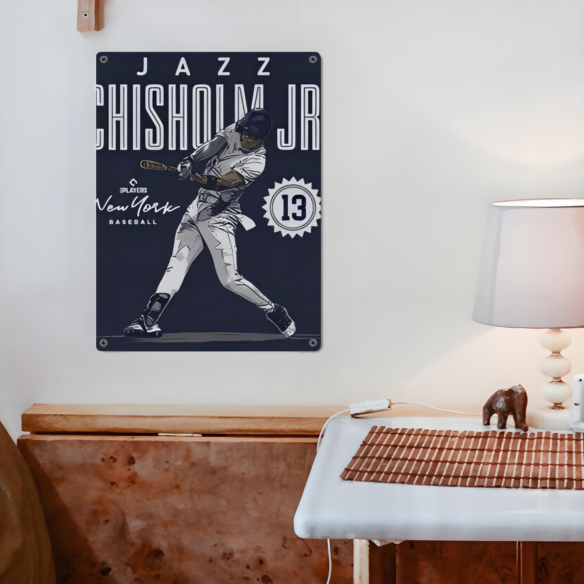 Jazz Chisholm Jr. 60 Vintage Metal Tin Sign 12x16inch – Retro Wall Art Decor For Home, Bar, Kitchen, Bedroom, Office – Durable Iron Sheet Poster, Easy To Hang, Full-Color Printing