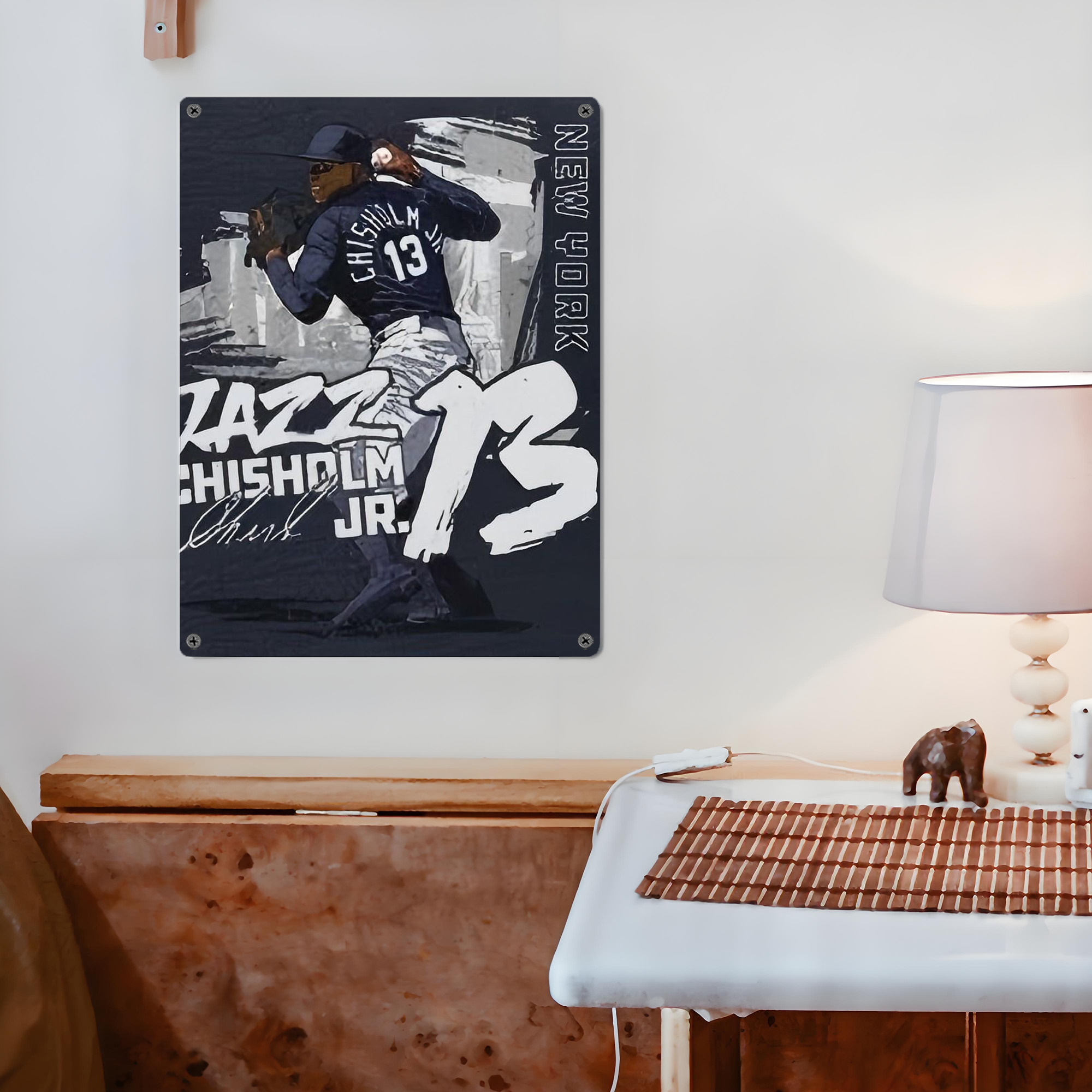 Jazz Chisholm Jr. 61 Vintage Metal Tin Sign 12x16inch – Retro Wall Art Decor For Home, Bar, Kitchen, Bedroom, Office – Durable Iron Sheet Poster, Easy To Hang, Full-Color Printing