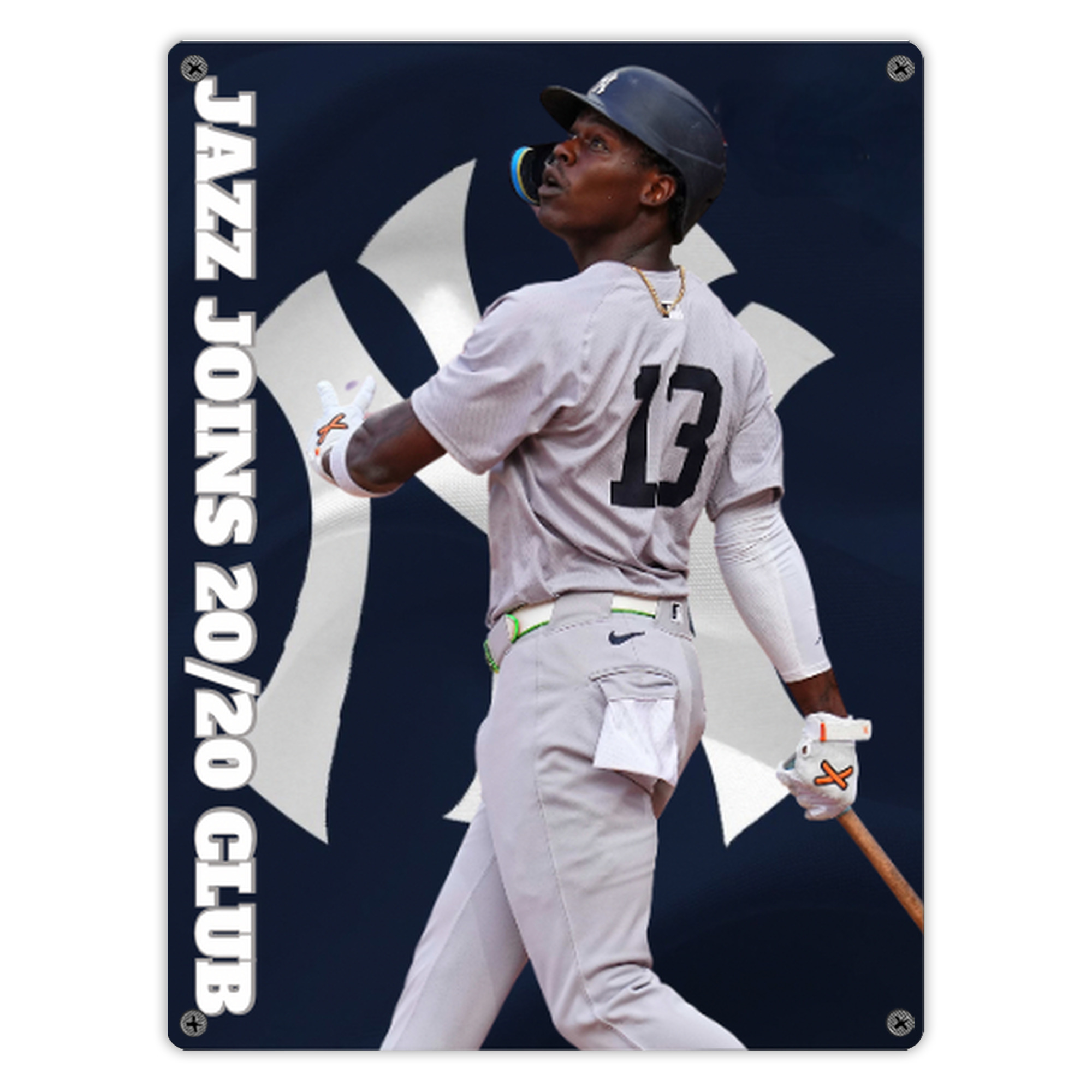 Jazz Chisholm Jr. 47 Vintage Metal Tin Sign 12x16inch – Retro Wall Art Decor For Home, Bar, Kitchen, Bedroom, Office – Durable Iron Sheet Poster, Easy To Hang, Full-Color Printing