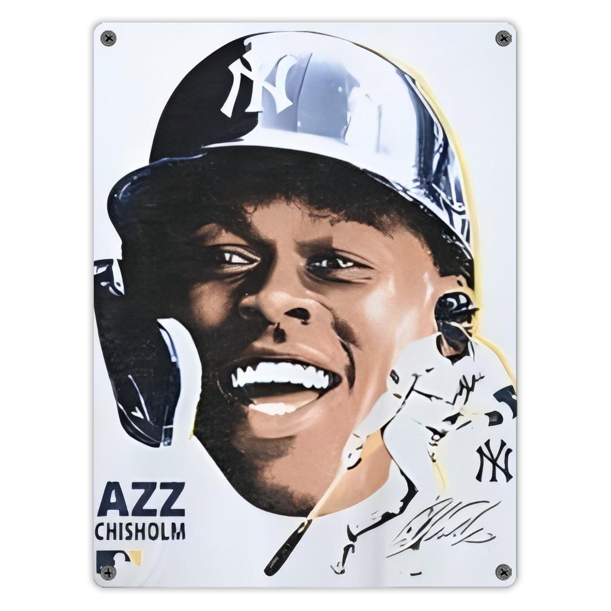 Jazz Chisholm Jr. 52 Vintage Metal Tin Sign 12x16inch – Retro Wall Art Decor For Home, Bar, Kitchen, Bedroom, Office – Durable Iron Sheet Poster, Easy To Hang, Full-Color Printing