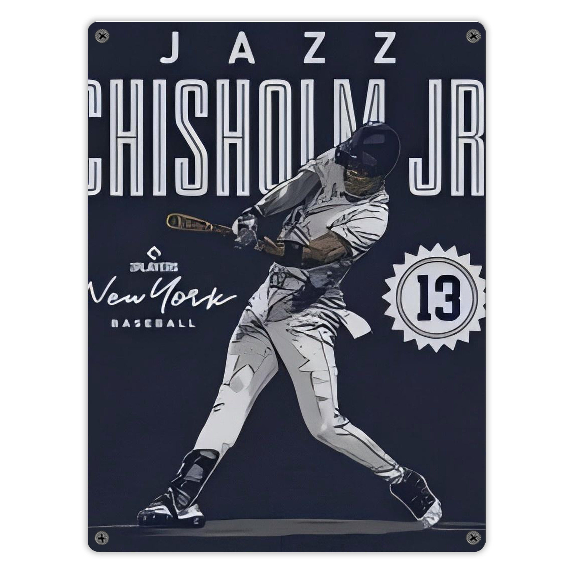Jazz Chisholm Jr. 60 Vintage Metal Tin Sign 12x16inch – Retro Wall Art Decor For Home, Bar, Kitchen, Bedroom, Office – Durable Iron Sheet Poster, Easy To Hang, Full-Color Printing