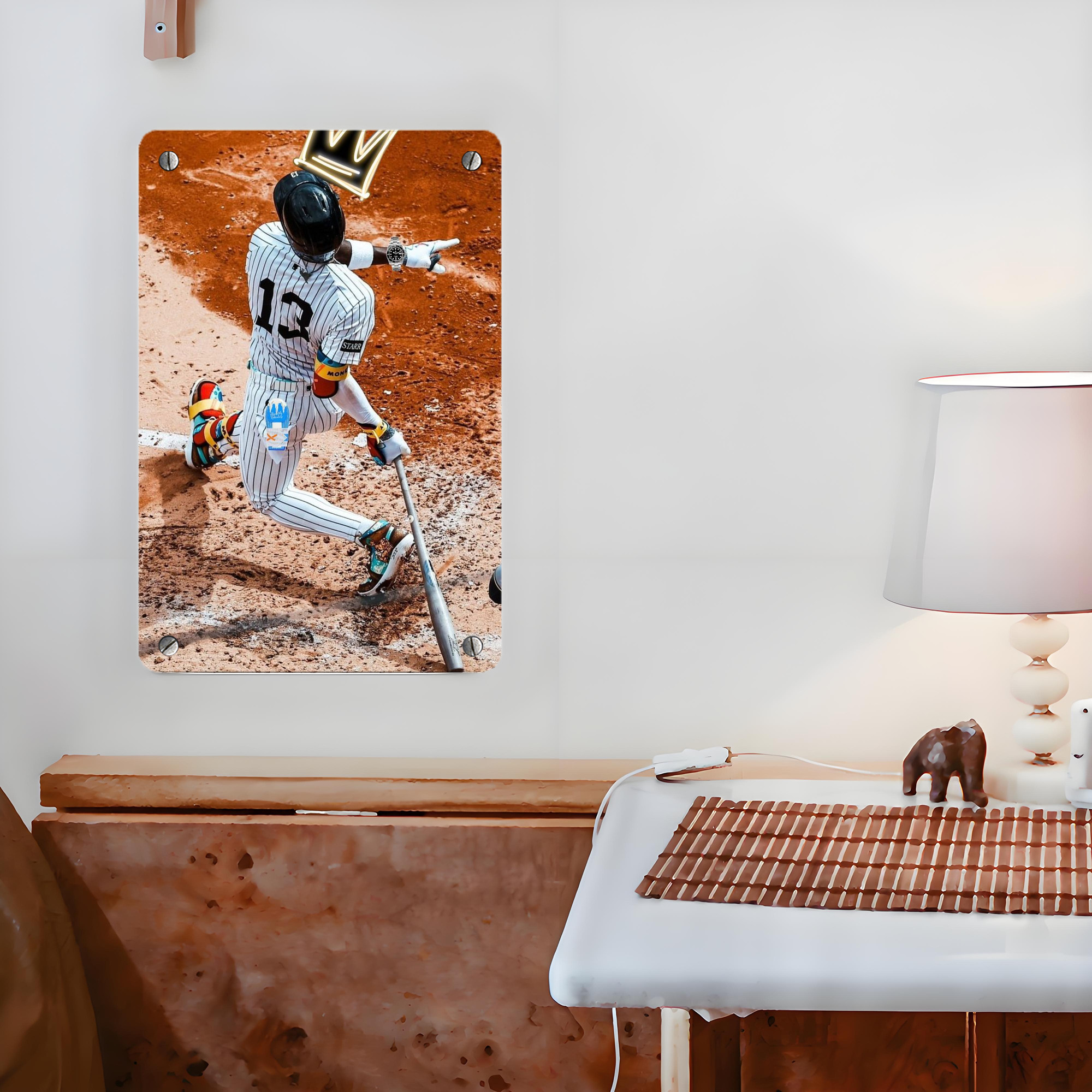 Jazz Chisholm Jr. 35 Metal Tin Sign 8x12inch - High-Quality Full-Print Decorative Wall Art, Durable Rust-Resistant Metal Plaque For Living Room, Bedroom, Kitchen, Office, Bar Décor