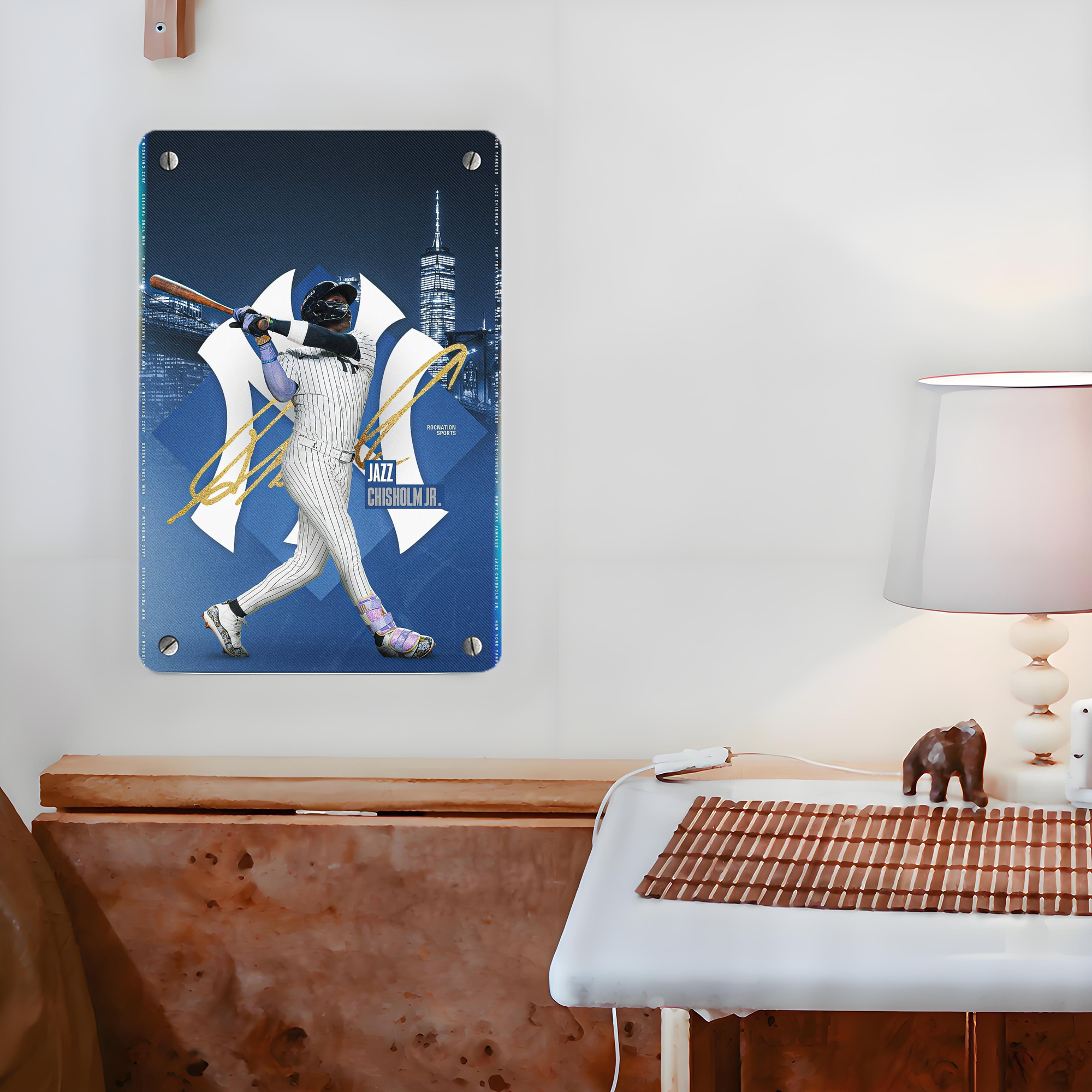 Jazz Chisholm Jr. 36 Metal Tin Sign 8x12inch - High-Quality Full-Print Decorative Wall Art, Durable Rust-Resistant Metal Plaque For Living Room, Bedroom, Kitchen, Office, Bar Décor