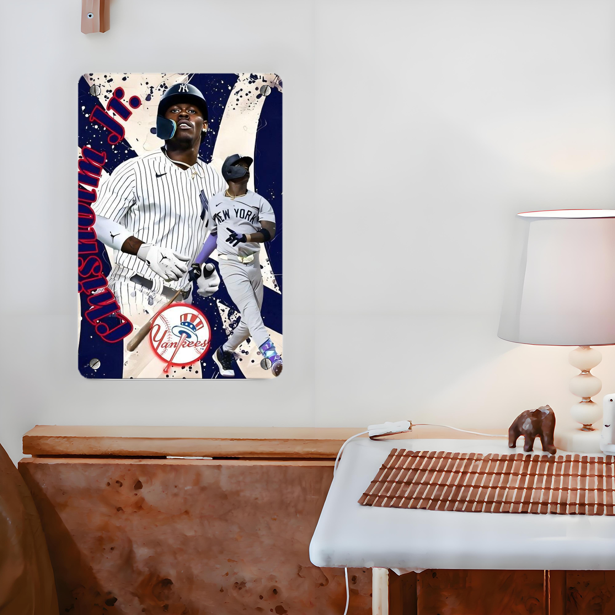 Jazz Chisholm Jr. 48 Metal Tin Sign 8x12inch - High-Quality Full-Print Decorative Wall Art, Durable Rust-Resistant Metal Plaque For Living Room, Bedroom, Kitchen, Office, Bar Décor