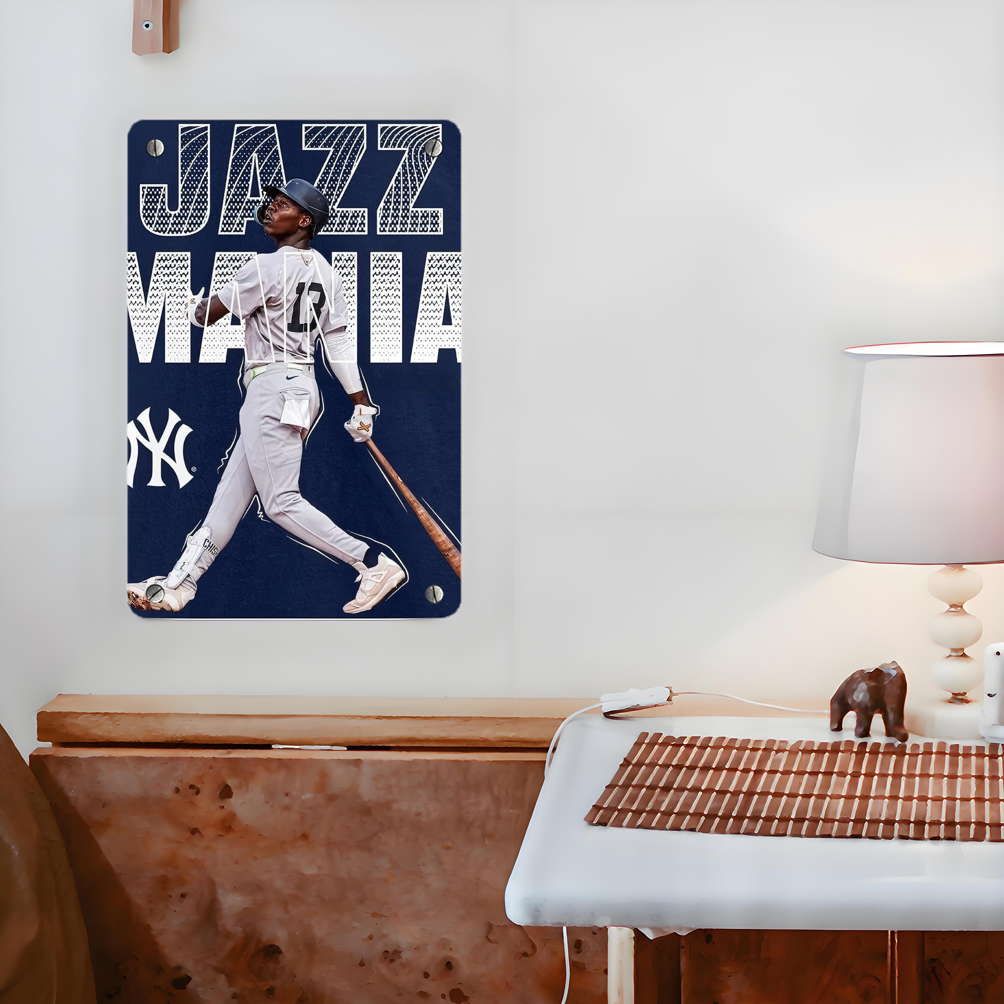 Jazz Chisholm Jr. 51 Metal Tin Sign 8x12inch - High-Quality Full-Print Decorative Wall Art, Durable Rust-Resistant Metal Plaque For Living Room, Bedroom, Kitchen, Office, Bar Décor