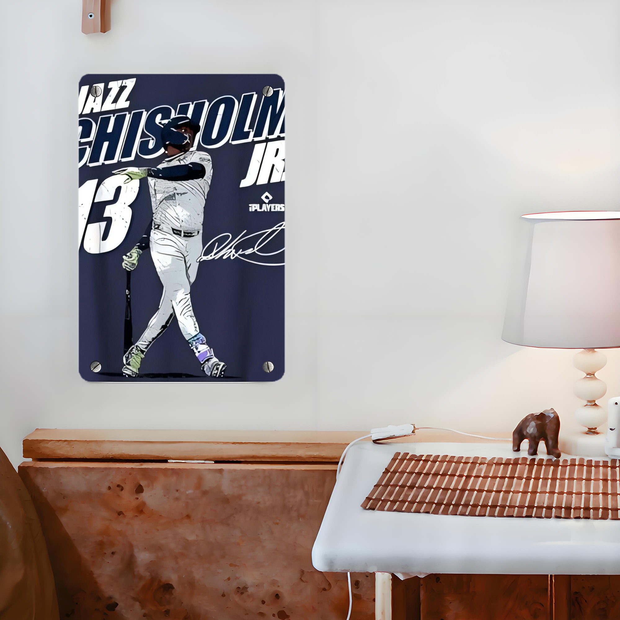 Jazz Chisholm Jr. 59 Metal Tin Sign 8x12inch - High-Quality Full-Print Decorative Wall Art, Durable Rust-Resistant Metal Plaque For Living Room, Bedroom, Kitchen, Office, Bar Décor