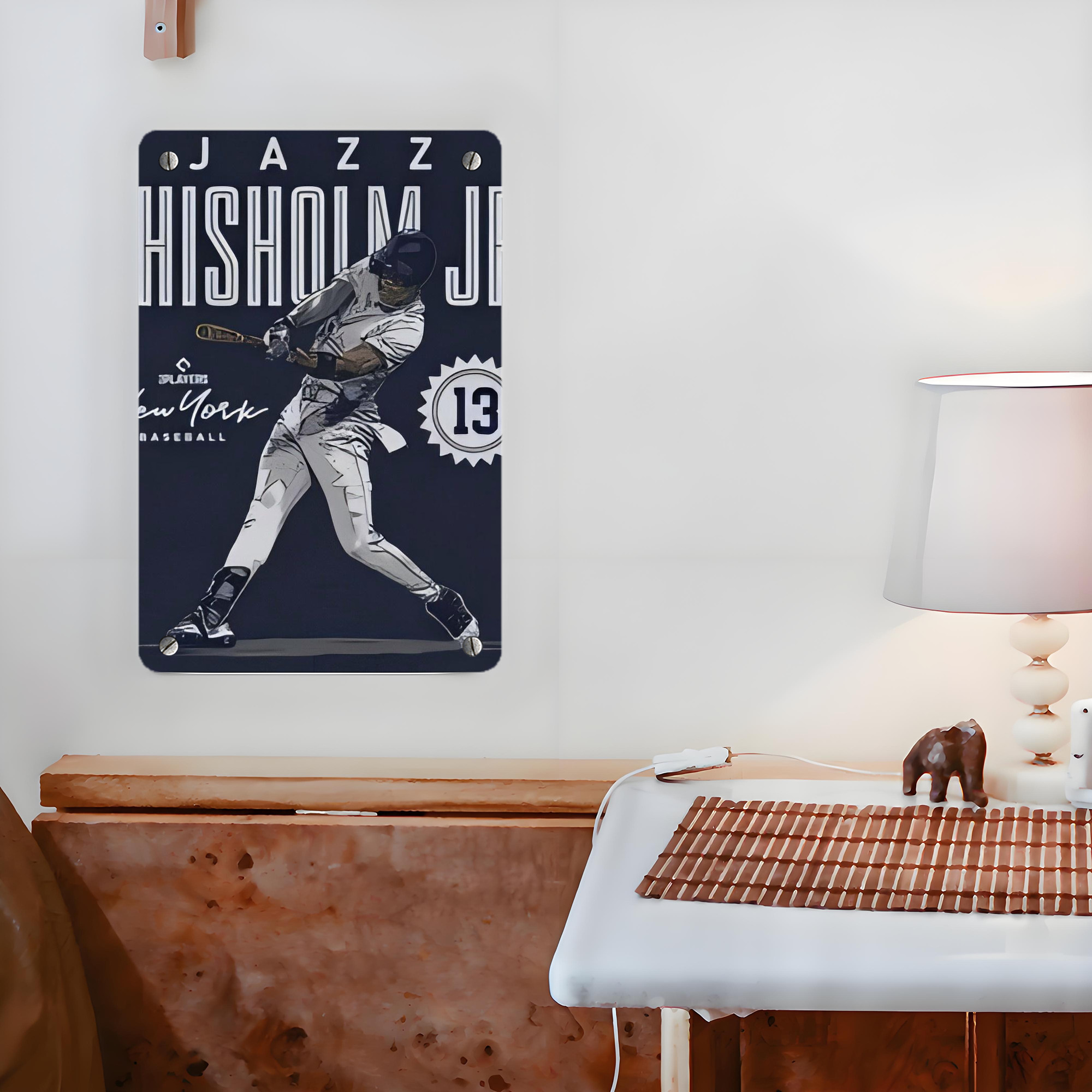 Jazz Chisholm Jr. 60 Metal Tin Sign 8x12inch - High-Quality Full-Print Decorative Wall Art, Durable Rust-Resistant Metal Plaque For Living Room, Bedroom, Kitchen, Office, Bar Décor