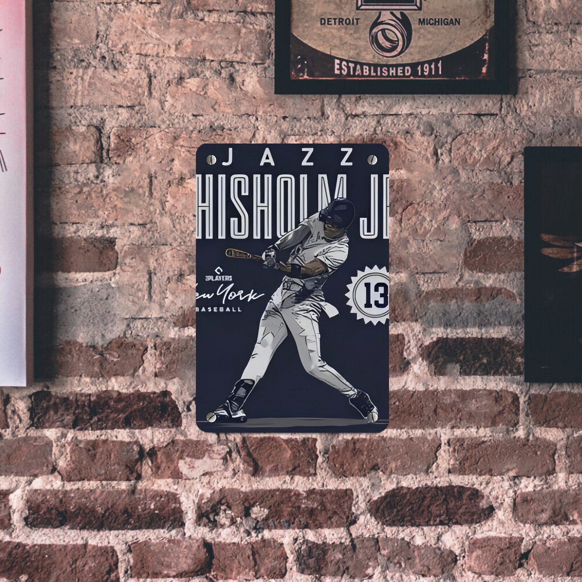 Jazz Chisholm Jr. 60 Metal Tin Sign 8x12inch - High-Quality Full-Print Decorative Wall Art, Durable Rust-Resistant Metal Plaque For Living Room, Bedroom, Kitchen, Office, Bar Décor