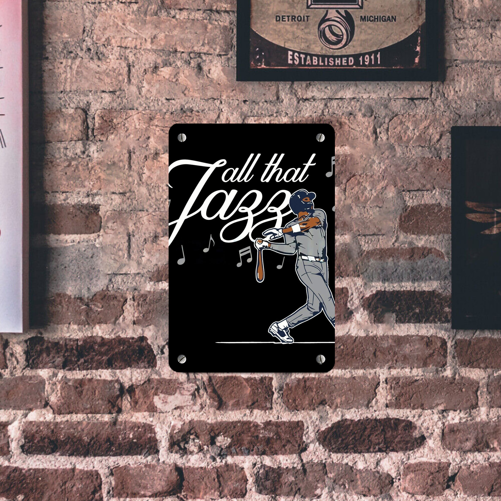 Jazz Chisholm Jr. 62 Metal Tin Sign 8x12inch - High-Quality Full-Print Decorative Wall Art, Durable Rust-Resistant Metal Plaque For Living Room, Bedroom, Kitchen, Office, Bar Décor