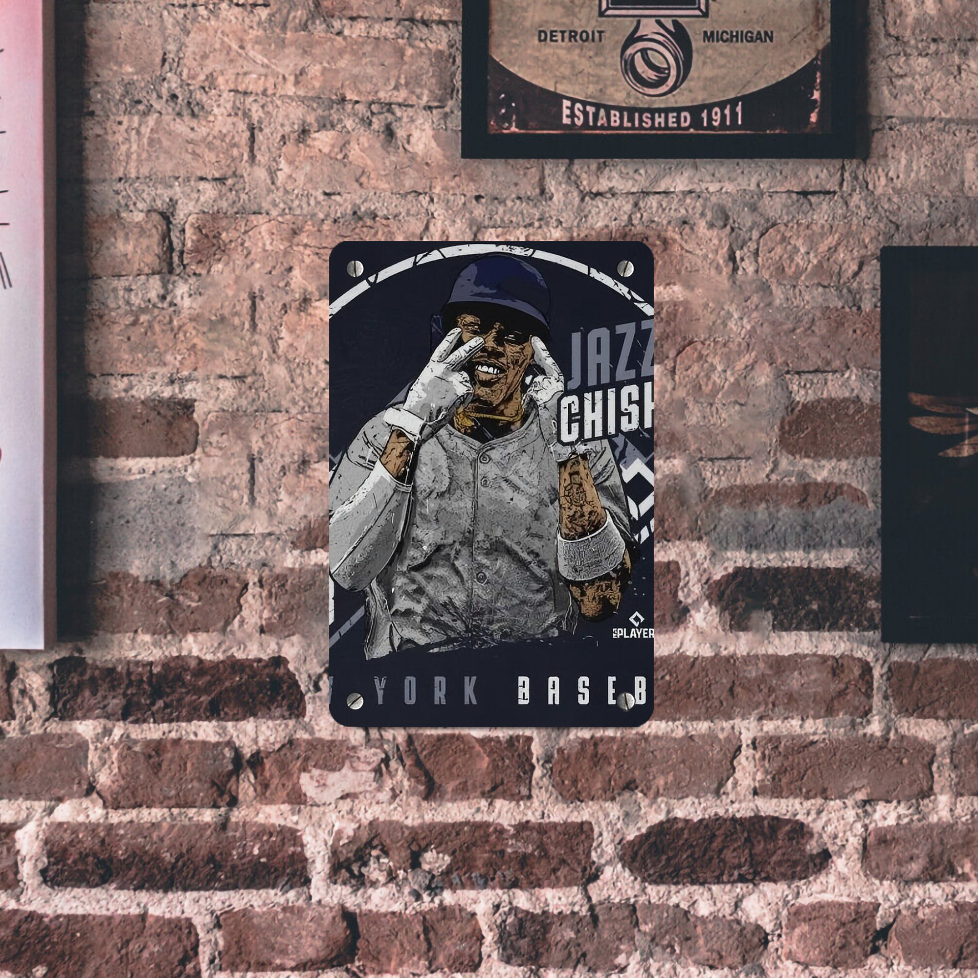 Jazz Chisholm Jr. 65 Metal Tin Sign 8x12inch - High-Quality Full-Print Decorative Wall Art, Durable Rust-Resistant Metal Plaque For Living Room, Bedroom, Kitchen, Office, Bar Décor