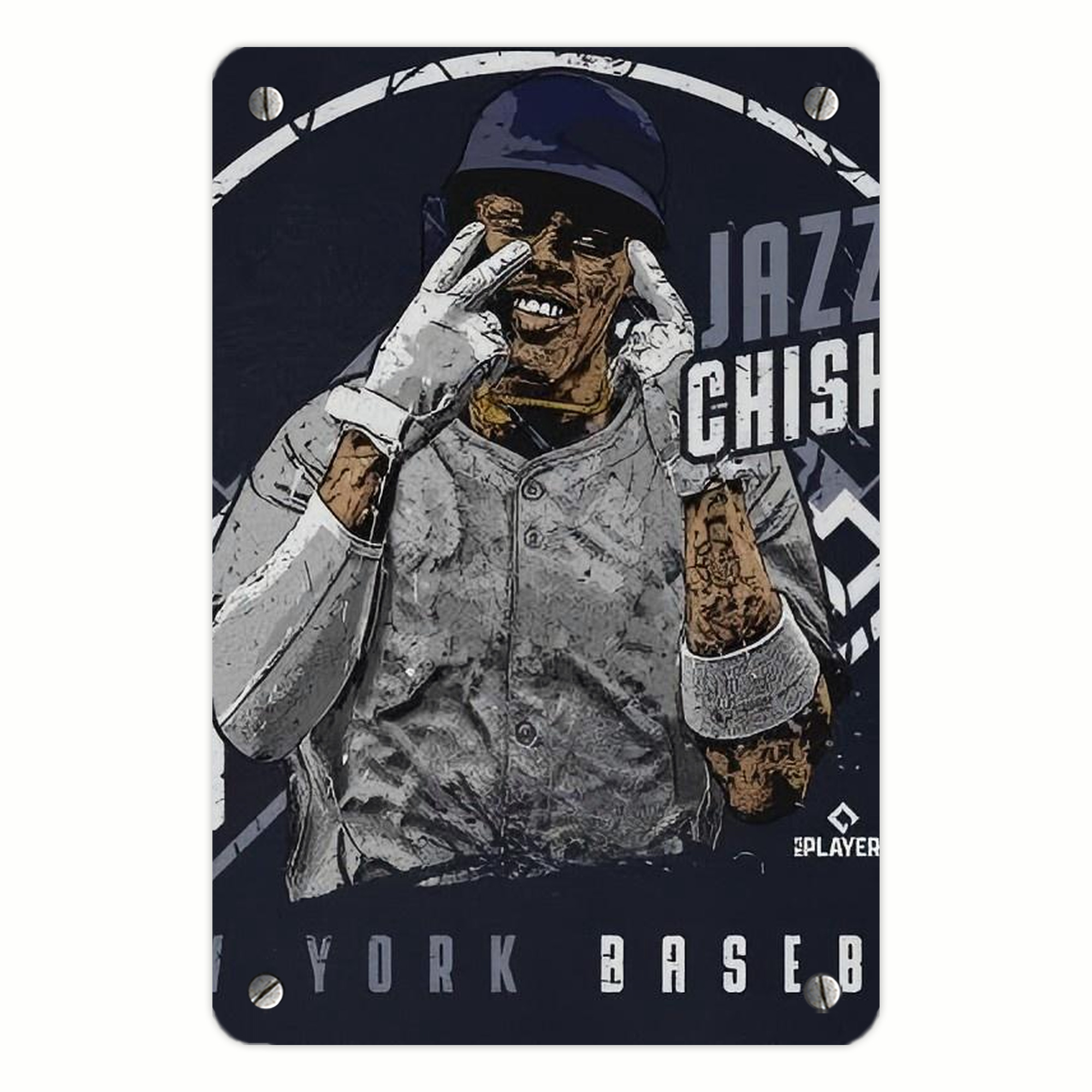 Jazz Chisholm Jr. 65 Metal Tin Sign 8x12inch - High-Quality Full-Print Decorative Wall Art, Durable Rust-Resistant Metal Plaque For Living Room, Bedroom, Kitchen, Office, Bar Décor