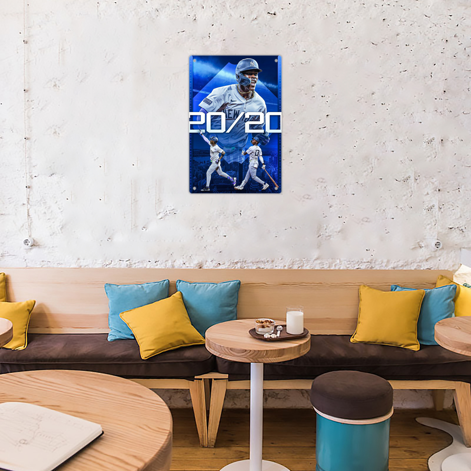 Jazz Chisholm Jr. 34 8x12inch Vertical Aluminum Sign - Durable Fade-Resistant Indoor/Outdoor Safety & Information Plaque For Office, Hotel, Restaurant, Bar, Public Spaces