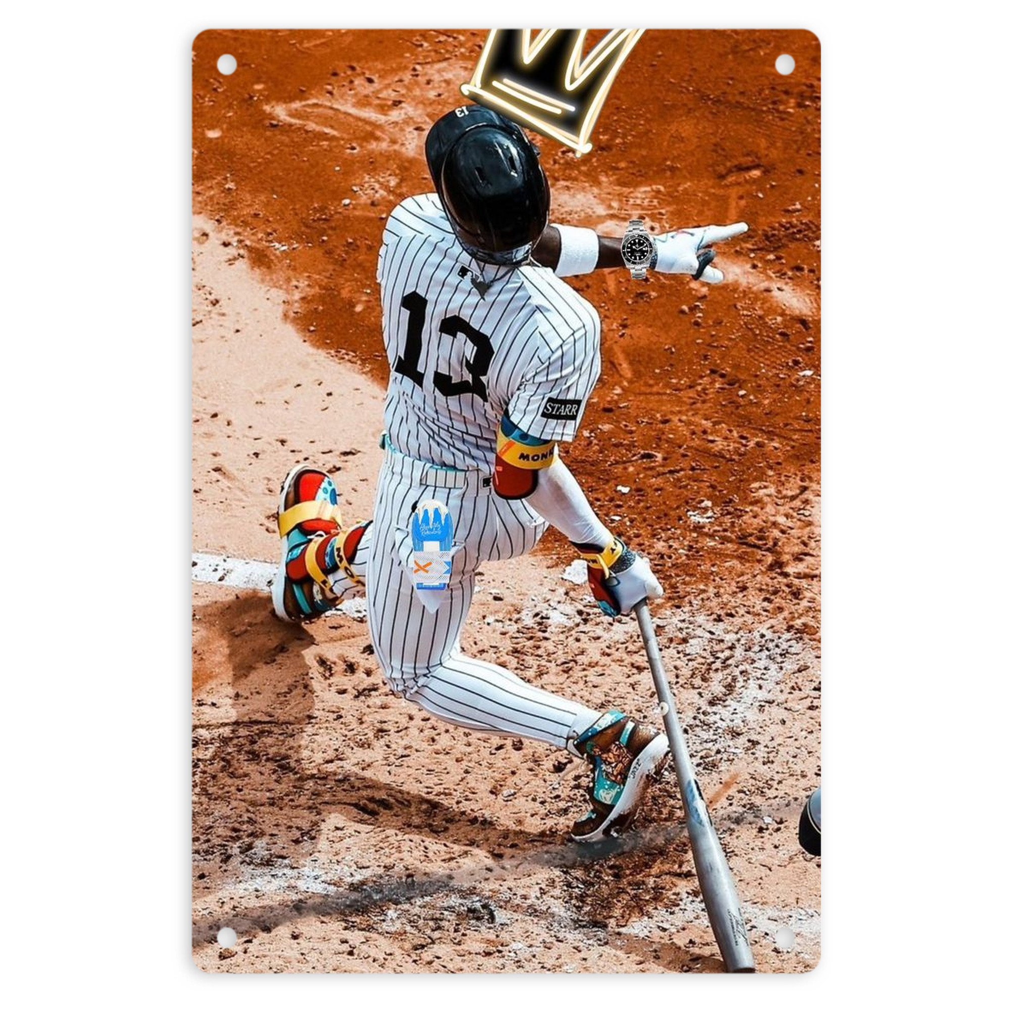 Jazz Chisholm Jr. 35 8x12inch Vertical Aluminum Sign - Durable Fade-Resistant Indoor/Outdoor Safety & Information Plaque For Office, Hotel, Restaurant, Bar, Public Spaces