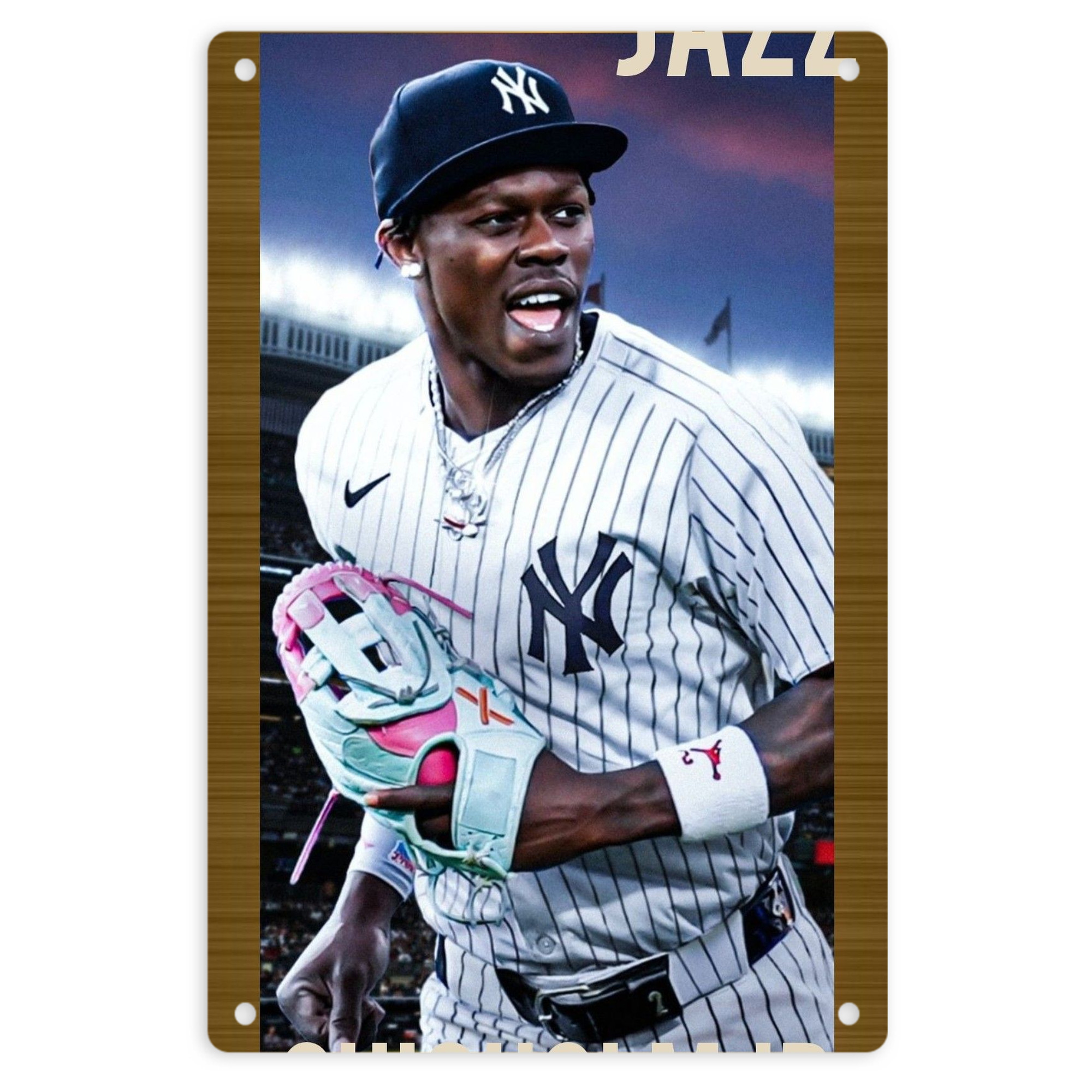 Jazz Chisholm Jr. 44 8x12inch Vertical Aluminum Sign - Durable Fade-Resistant Indoor/Outdoor Safety & Information Plaque For Office, Hotel, Restaurant, Bar, Public Spaces