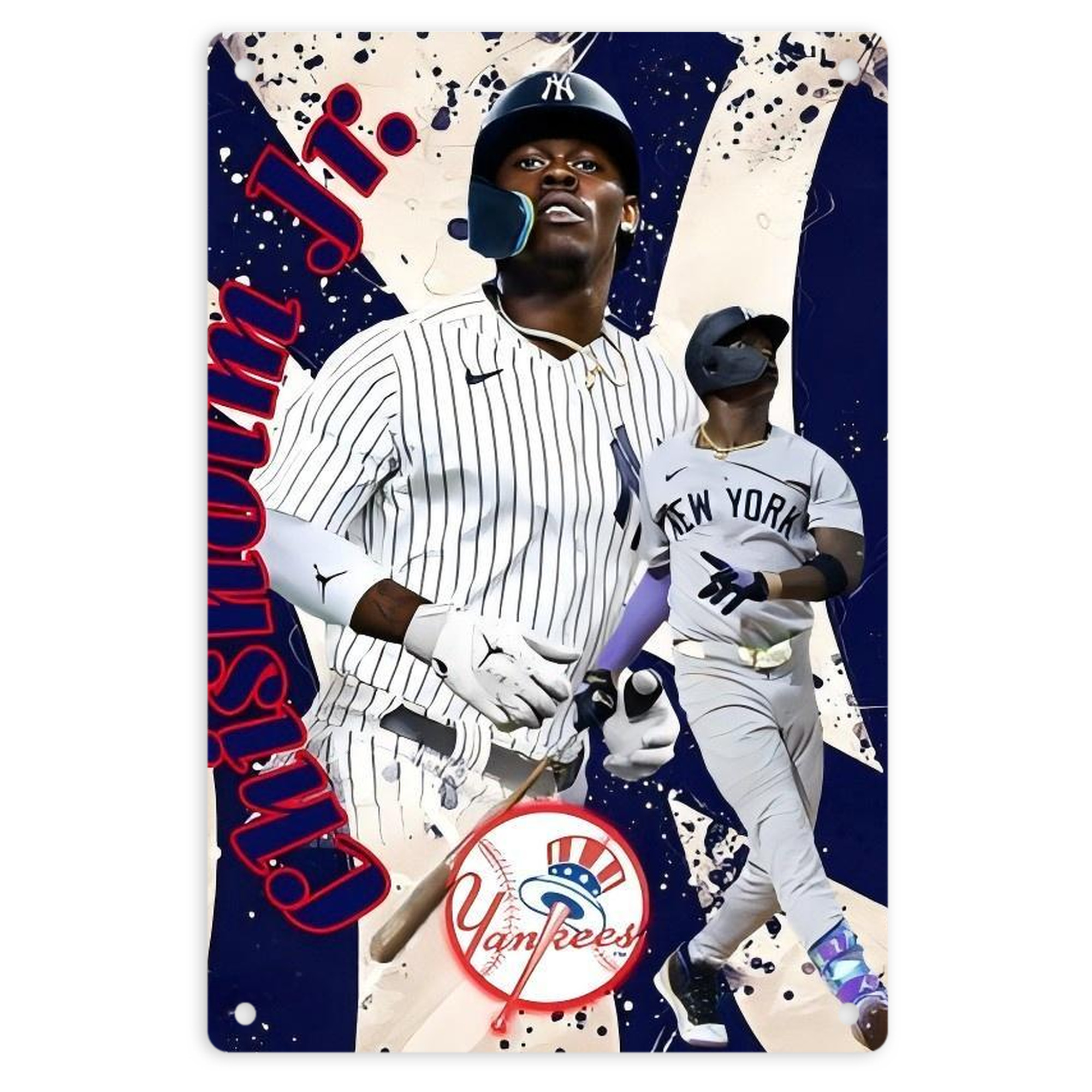 Jazz Chisholm Jr. 48 8x12inch Vertical Aluminum Sign - Durable Fade-Resistant Indoor/Outdoor Safety & Information Plaque For Office, Hotel, Restaurant, Bar, Public Spaces