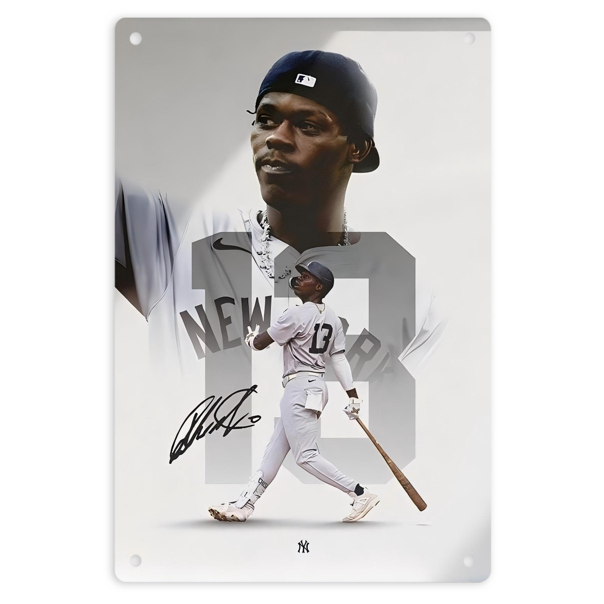 Jazz Chisholm Jr. 50 8x12inch Vertical Aluminum Sign - Durable Fade-Resistant Indoor/Outdoor Safety & Information Plaque For Office, Hotel, Restaurant, Bar, Public Spaces