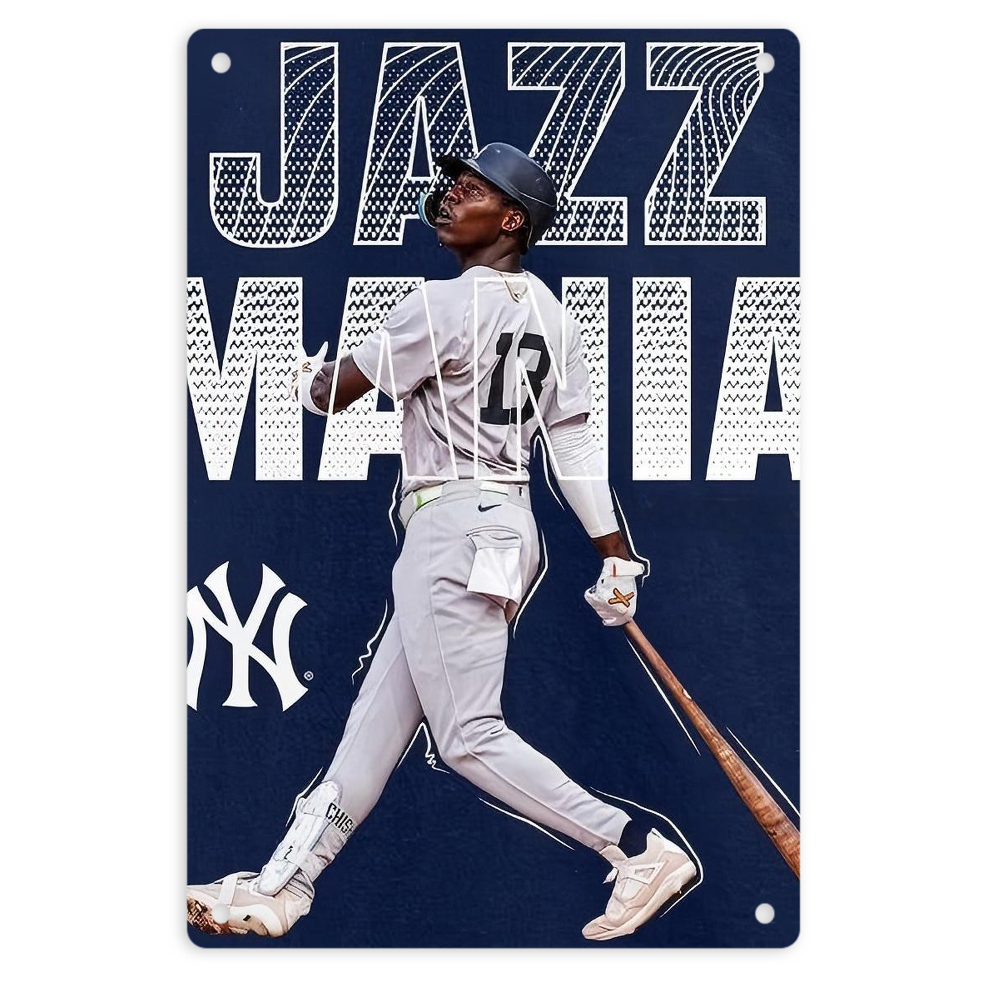 Jazz Chisholm Jr. 51 8x12inch Vertical Aluminum Sign - Durable Fade-Resistant Indoor/Outdoor Safety & Information Plaque For Office, Hotel, Restaurant, Bar, Public Spaces