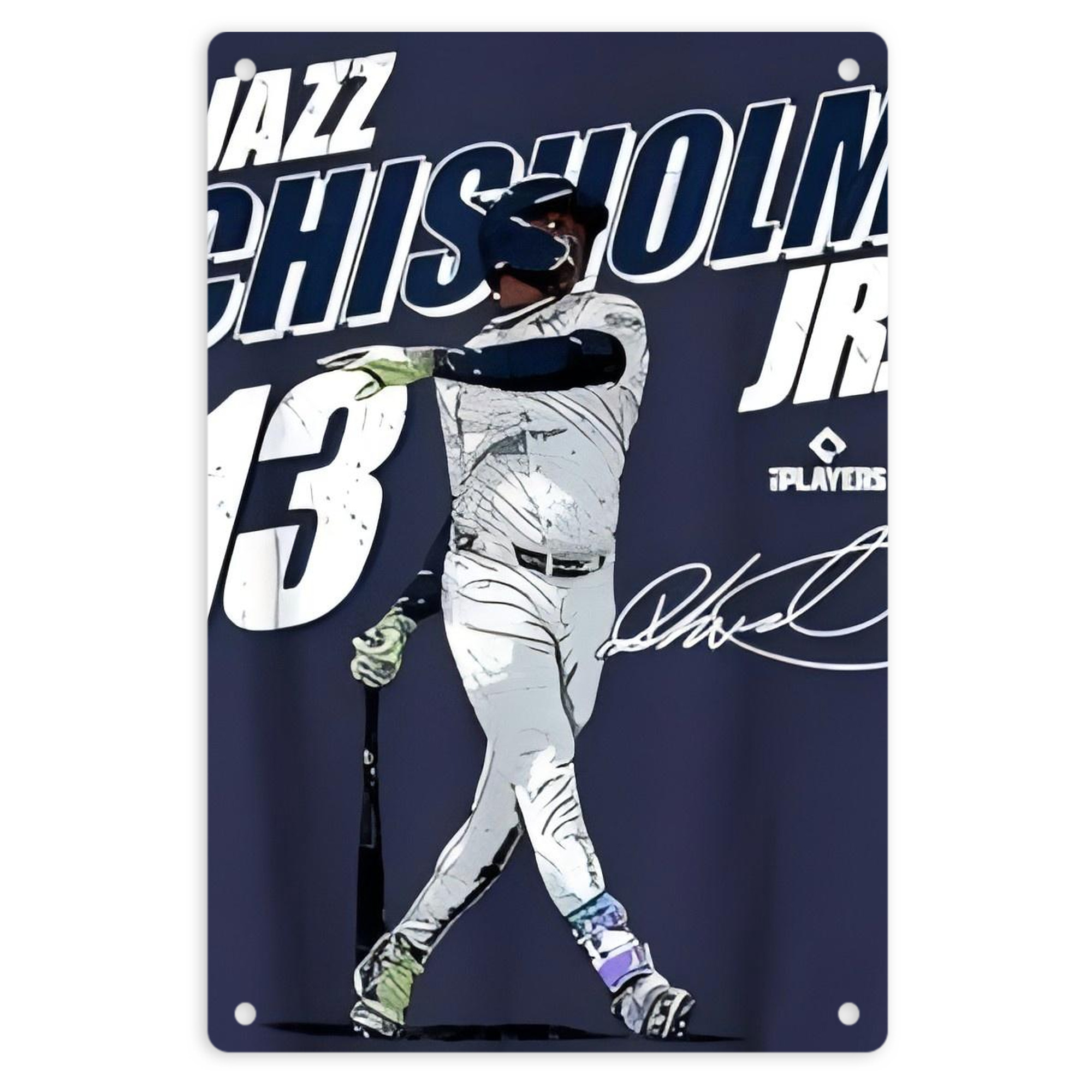 Jazz Chisholm Jr. 59 8x12inch Vertical Aluminum Sign - Durable Fade-Resistant Indoor/Outdoor Safety & Information Plaque For Office, Hotel, Restaurant, Bar, Public Spaces