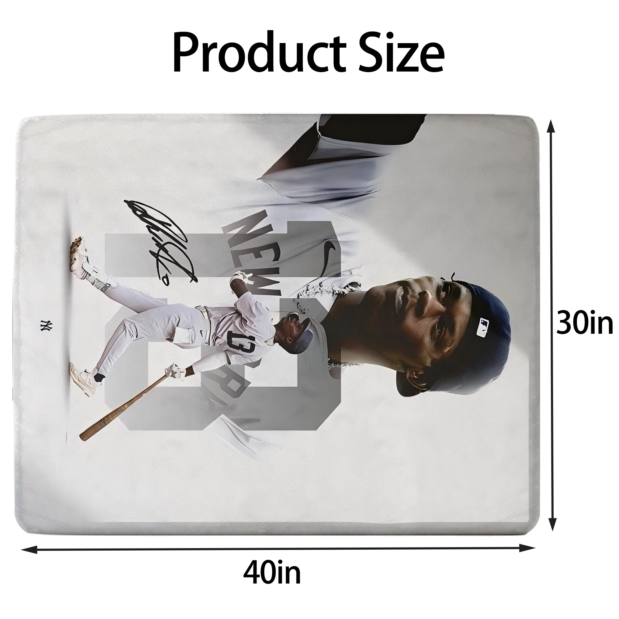 Jazz Chisholm Jr. 50 Soft Plush Fleece Blanket 30x40 Inch - 300GSM Flannel, Ultra Soft & Warm, Lightweight & Durable, Perfect For Kids, Adults, Couch, Bed, Camping, Travel, Gift For Family & Friends