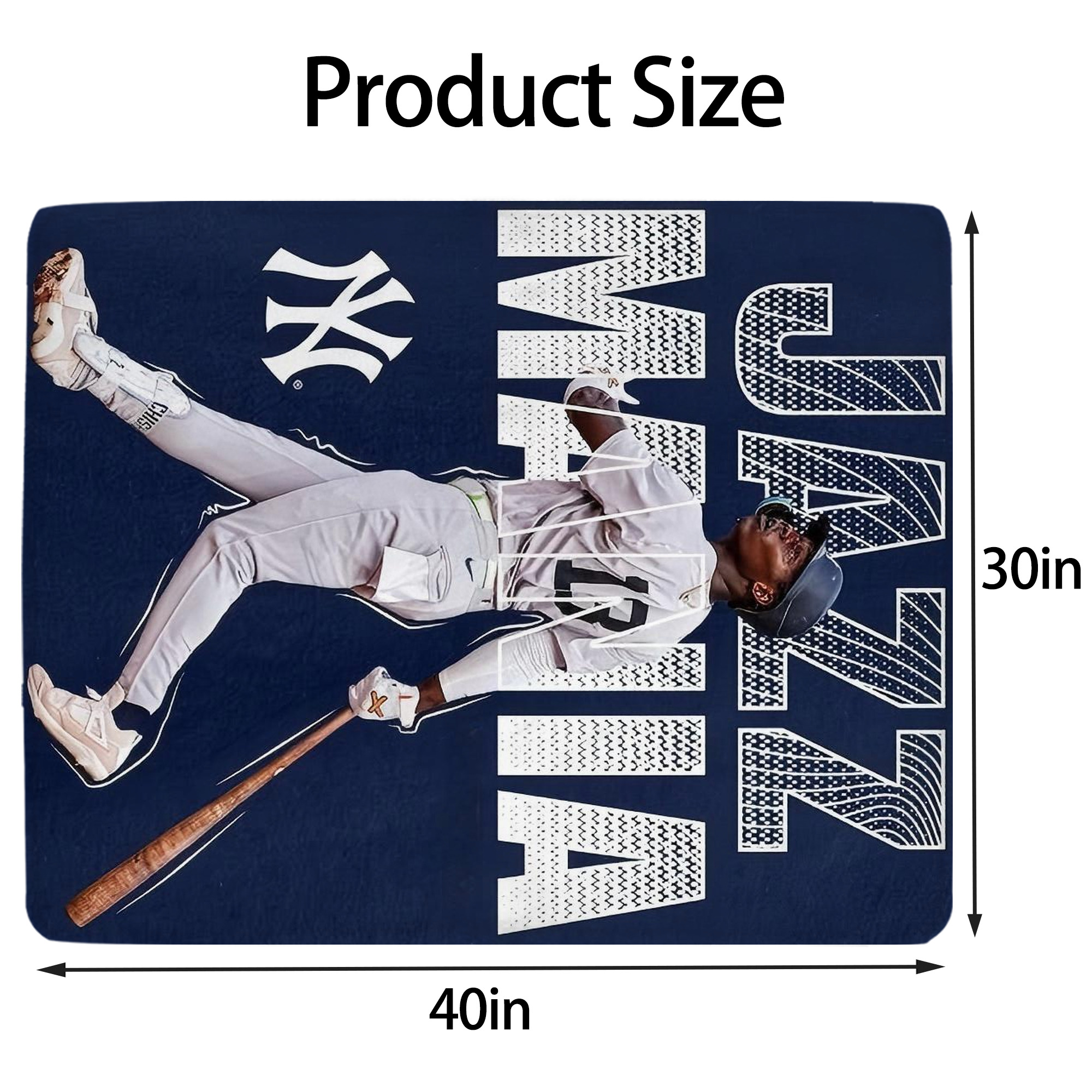 Jazz Chisholm Jr. 51 Soft Plush Fleece Blanket 30x40 Inch - 300GSM Flannel, Ultra Soft & Warm, Lightweight & Durable, Perfect For Kids, Adults, Couch, Bed, Camping, Travel, Gift For Family & Friends