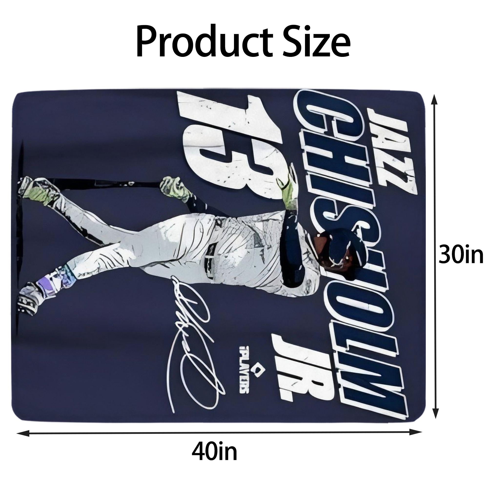 Jazz Chisholm Jr. 59 Soft Plush Fleece Blanket 30x40 Inch - 300GSM Flannel, Ultra Soft & Warm, Lightweight & Durable, Perfect For Kids, Adults, Couch, Bed, Camping, Travel, Gift For Family & Friends