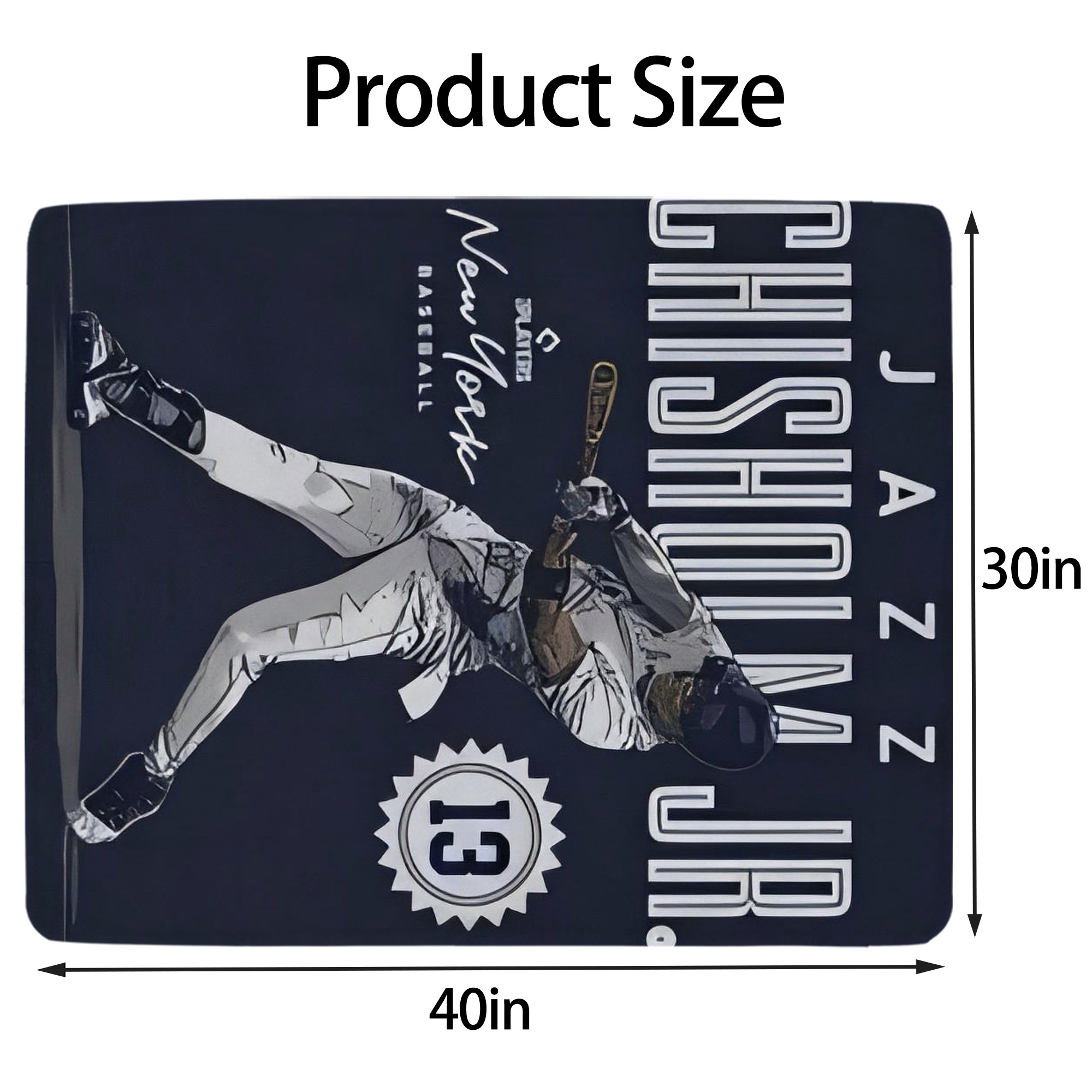 Jazz Chisholm Jr. 60 Soft Plush Fleece Blanket 30x40 Inch - 300GSM Flannel, Ultra Soft & Warm, Lightweight & Durable, Perfect For Kids, Adults, Couch, Bed, Camping, Travel, Gift For Family & Friends